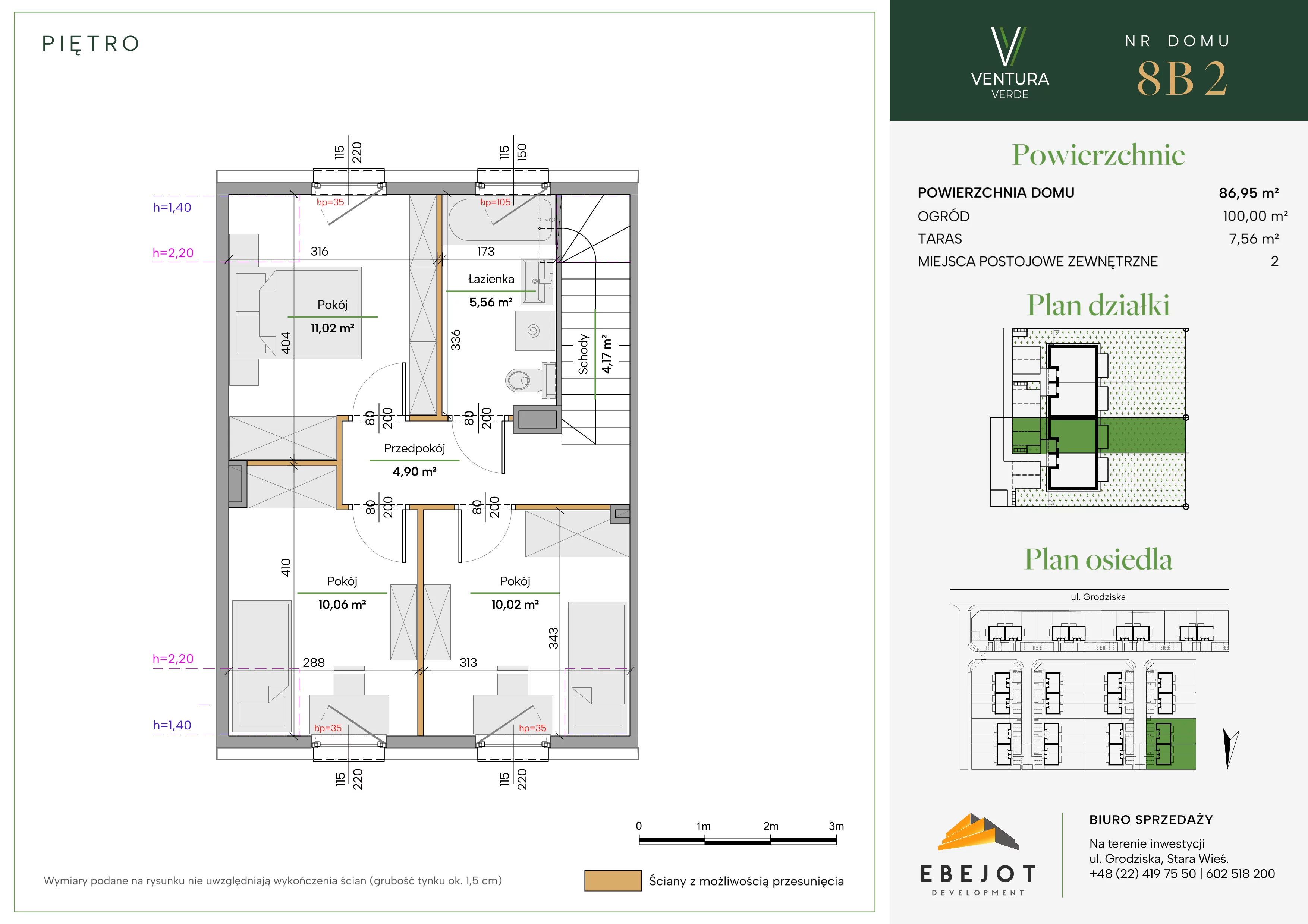 Dom 86,95 m², oferta nr 8B2, Ventura Verde II, Stara Wieś, ul. Grodziska