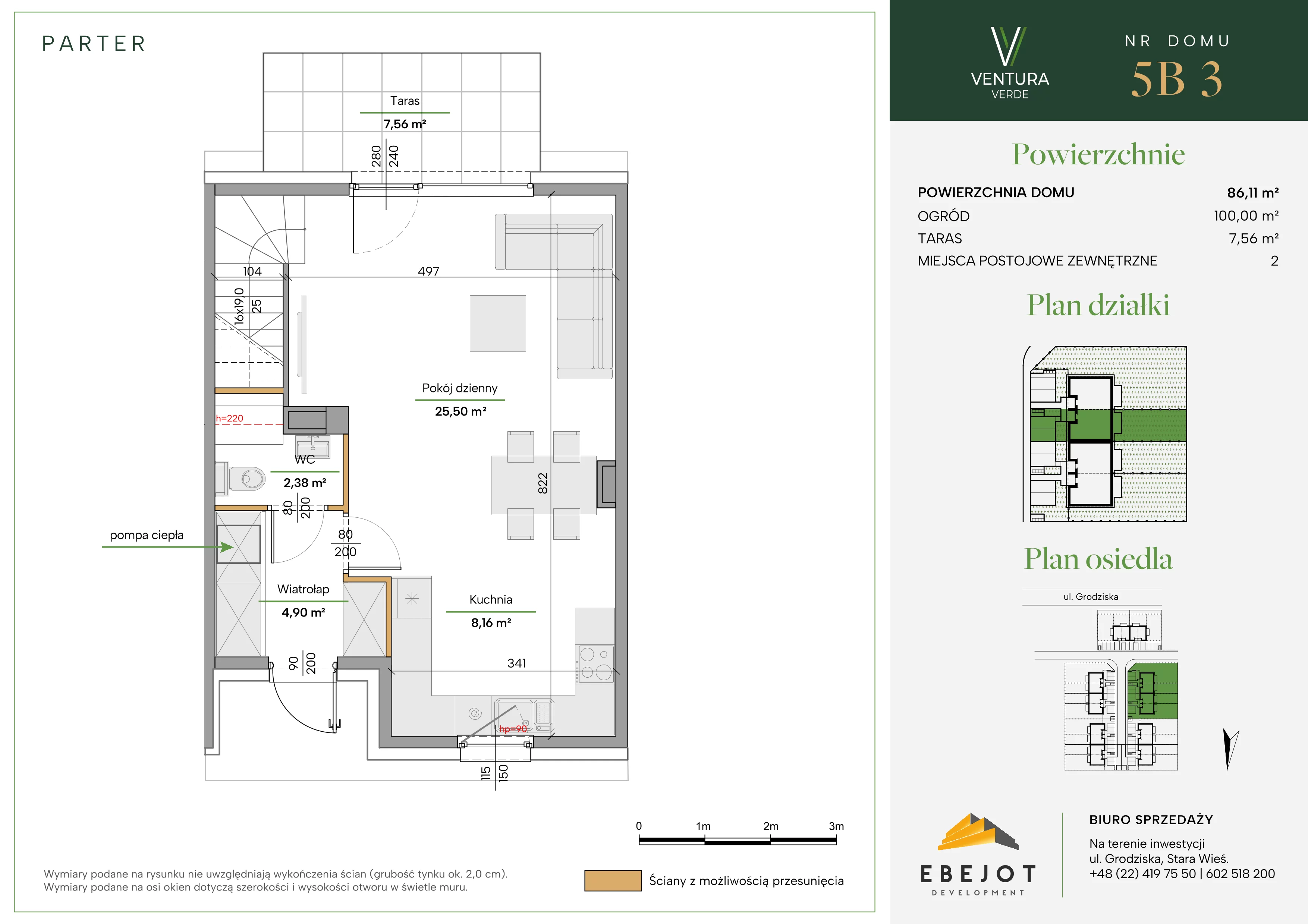 Dom 86,11 m², oferta nr 5B3, Ventura Verde II, Stara Wieś, ul. Grodziska