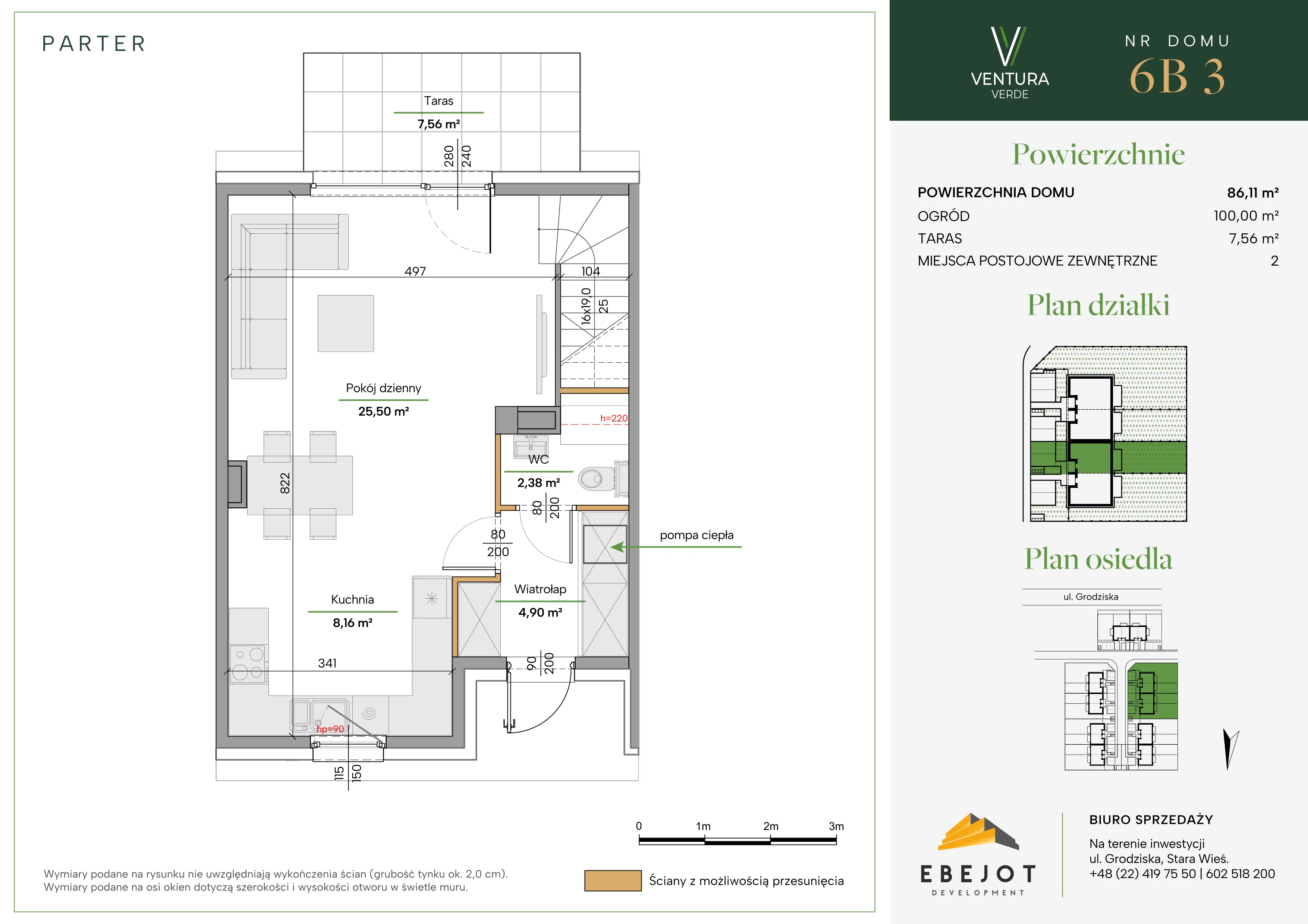 Dom 86,11 m², oferta nr 6B3, Ventura Verde II, Stara Wieś, ul. Grodziska