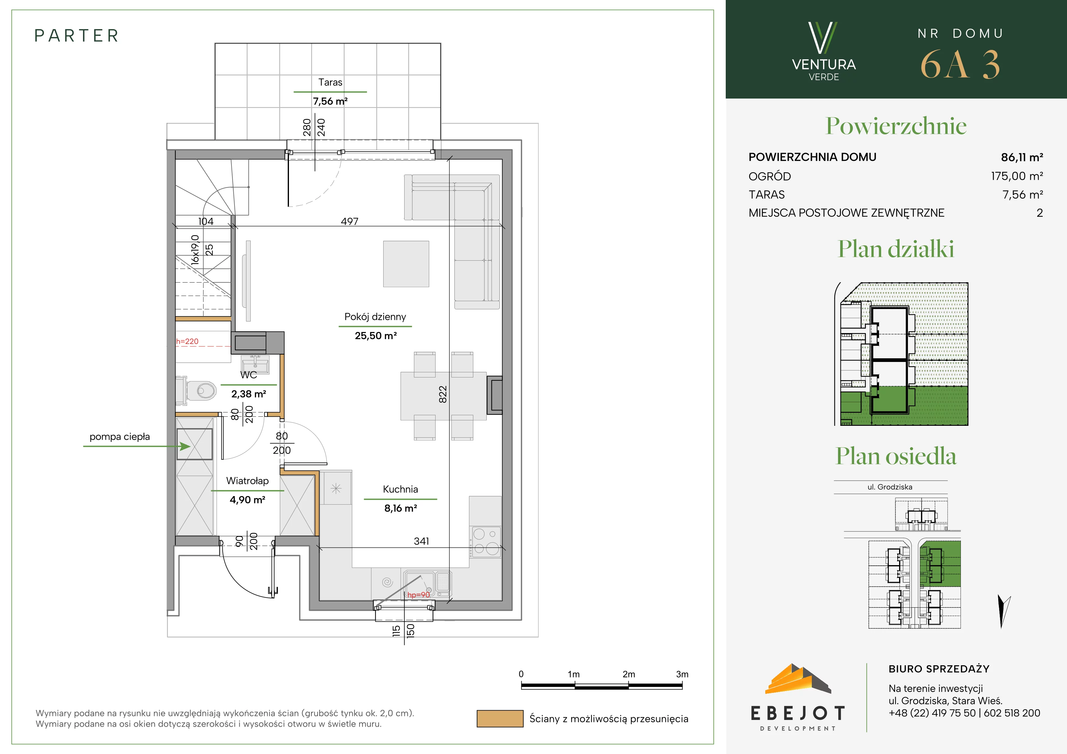 Dom 86,11 m², oferta nr 6A3, Ventura Verde II, Stara Wieś, ul. Grodziska