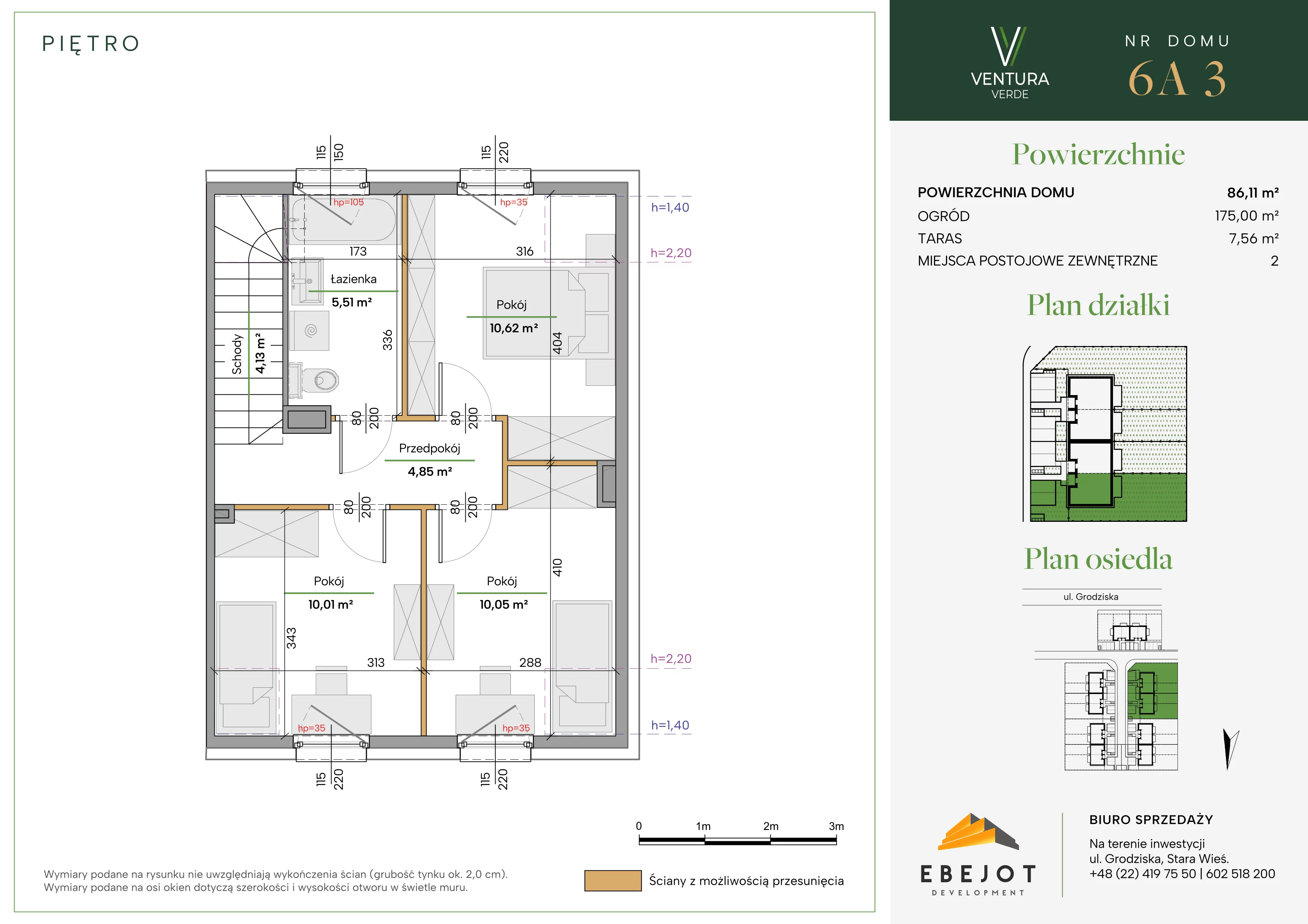 Dom 86,11 m², oferta nr 6A3, Ventura Verde II, Stara Wieś, ul. Grodziska