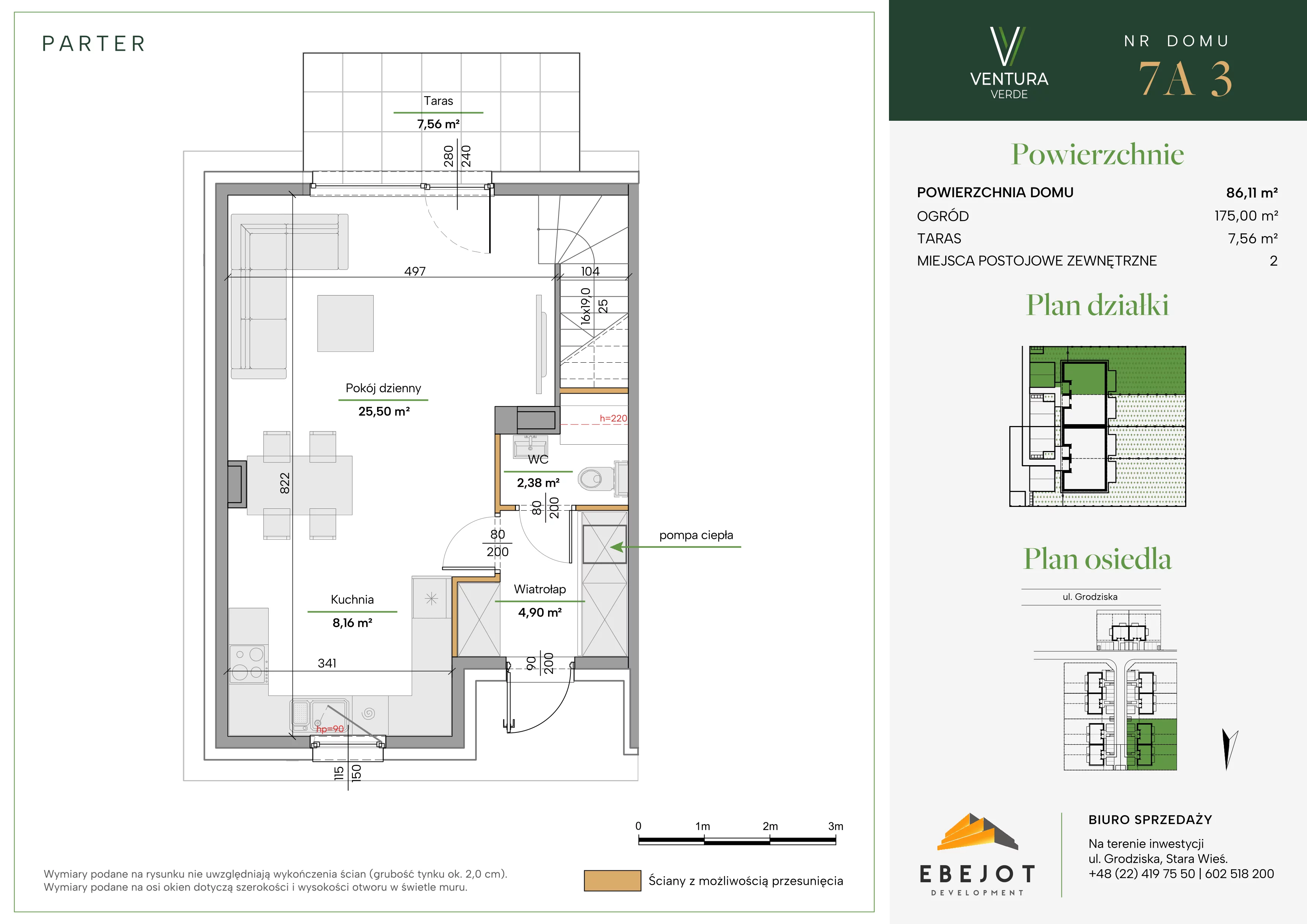 Dom 86,11 m², oferta nr 7A3, Ventura Verde II, Stara Wieś, ul. Grodziska