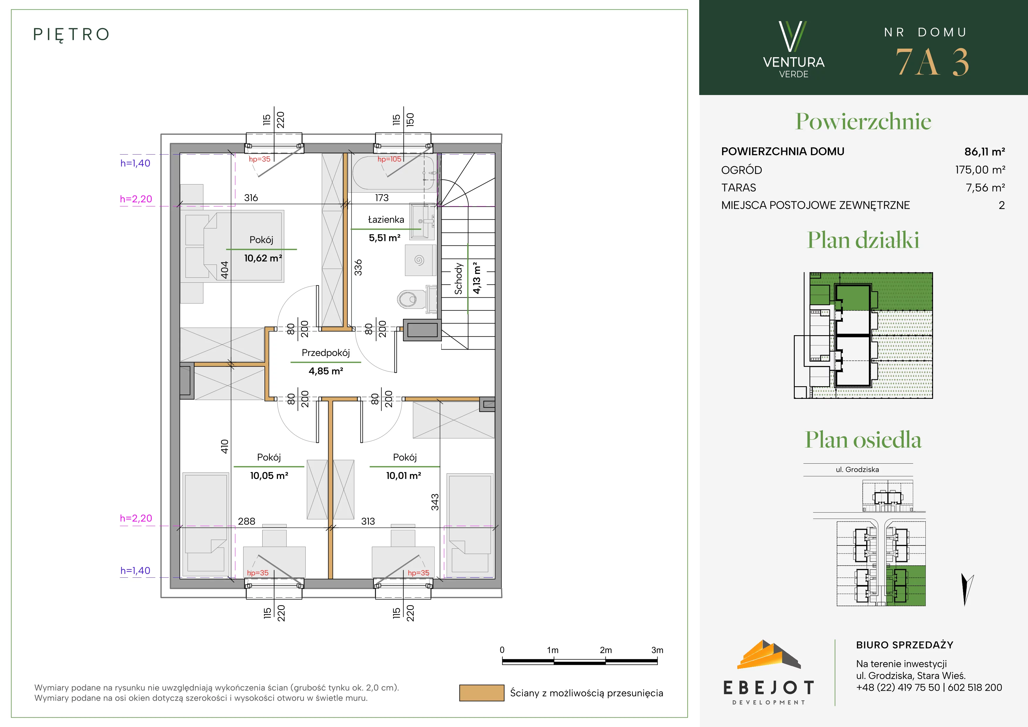 Dom 86,11 m², oferta nr 7A3, Ventura Verde II, Stara Wieś, ul. Grodziska