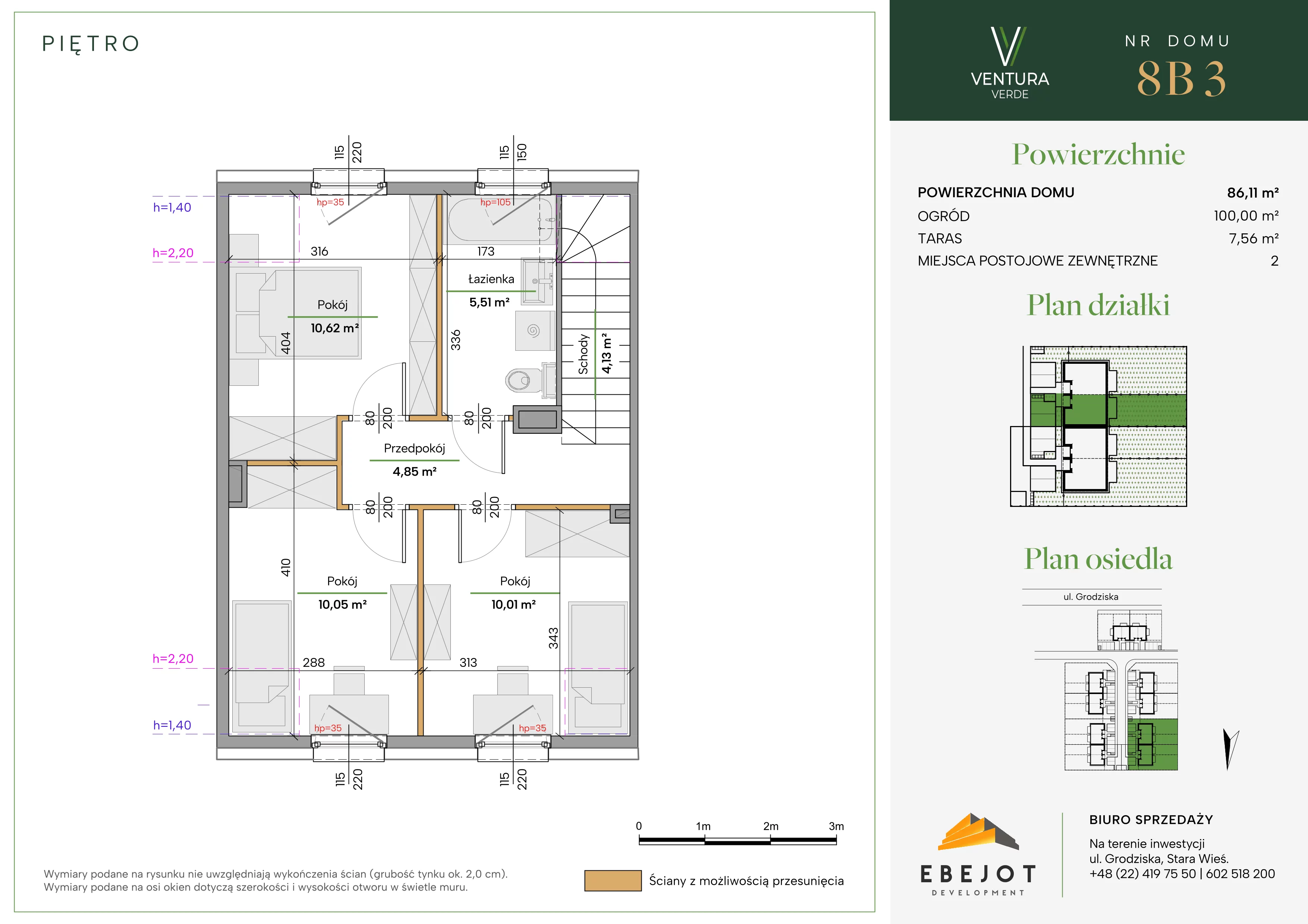 Dom 86,11 m², oferta nr 8B3, Ventura Verde II, Stara Wieś, ul. Grodziska