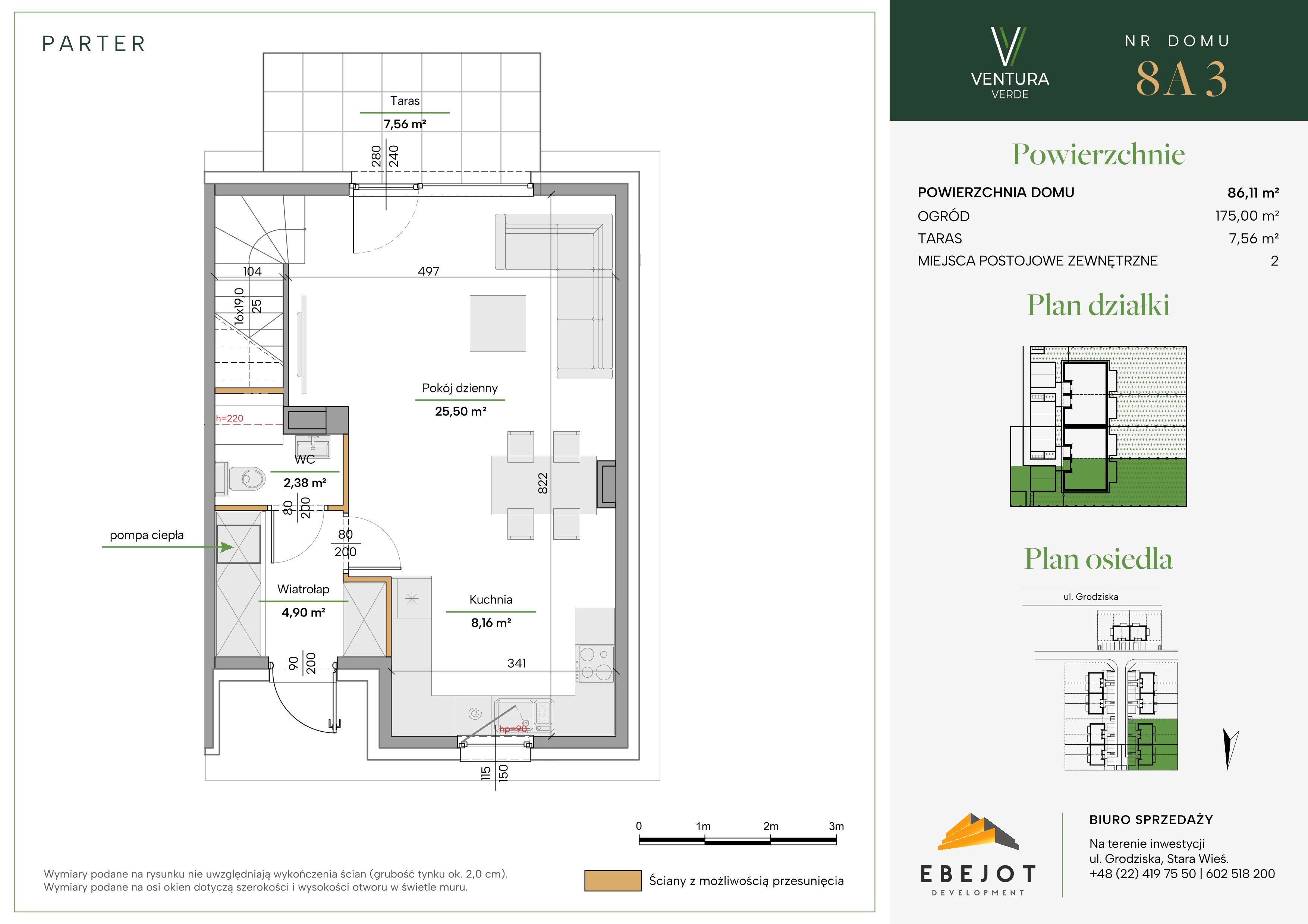 Dom 86,11 m², oferta nr 8A3, Ventura Verde II, Stara Wieś, ul. Grodziska