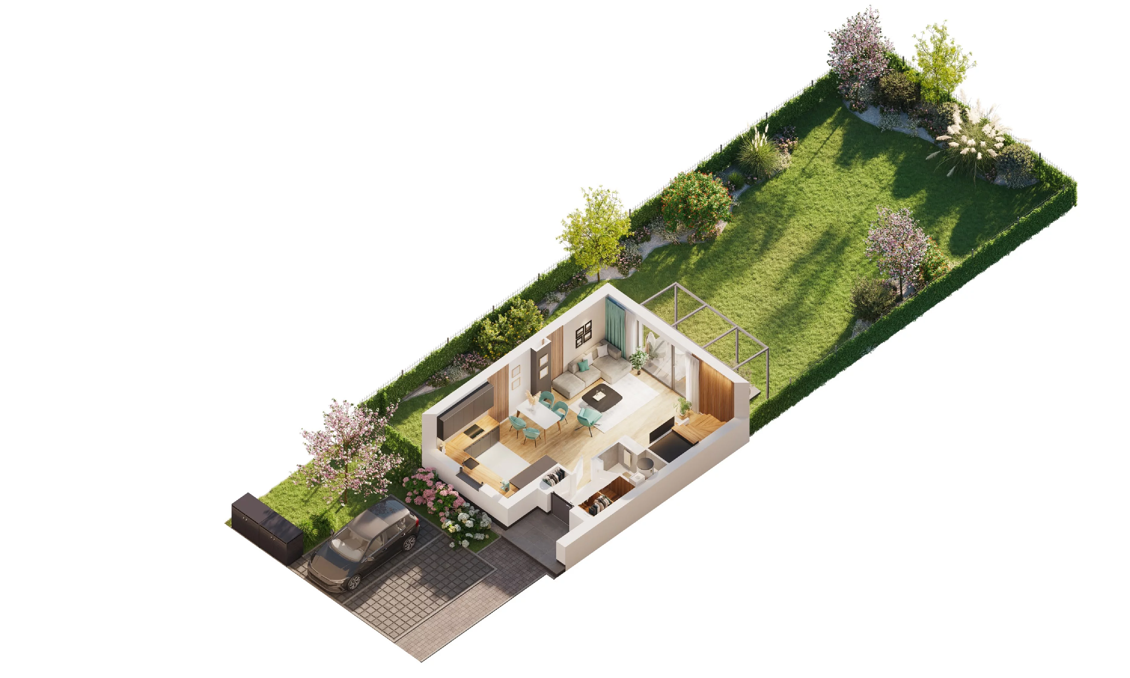 Dom 86,11 m², oferta nr 8A3, Ventura Verde II, Stara Wieś, ul. Grodziska