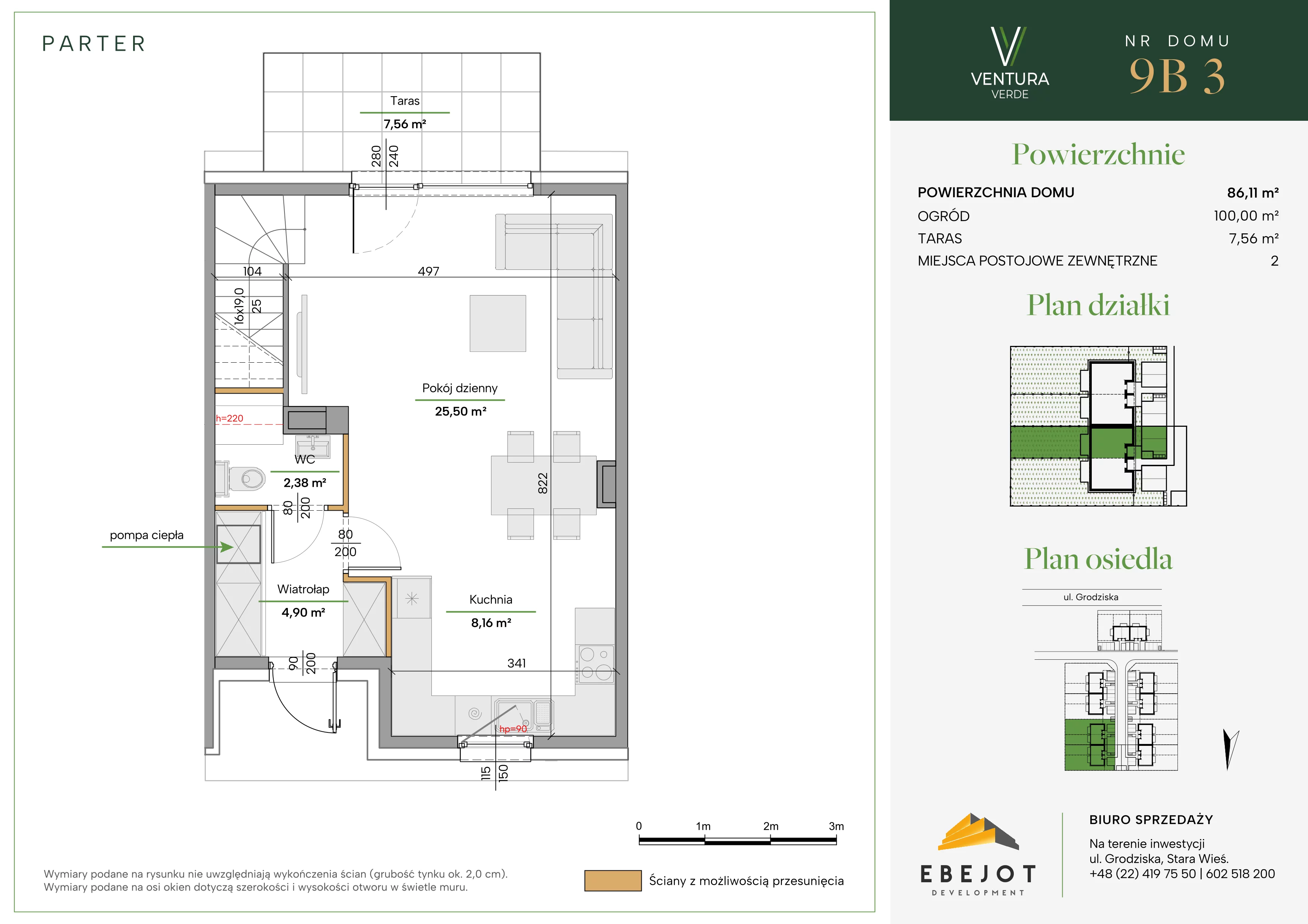 Dom 86,11 m², oferta nr 9B3, Ventura Verde II, Stara Wieś, ul. Grodziska