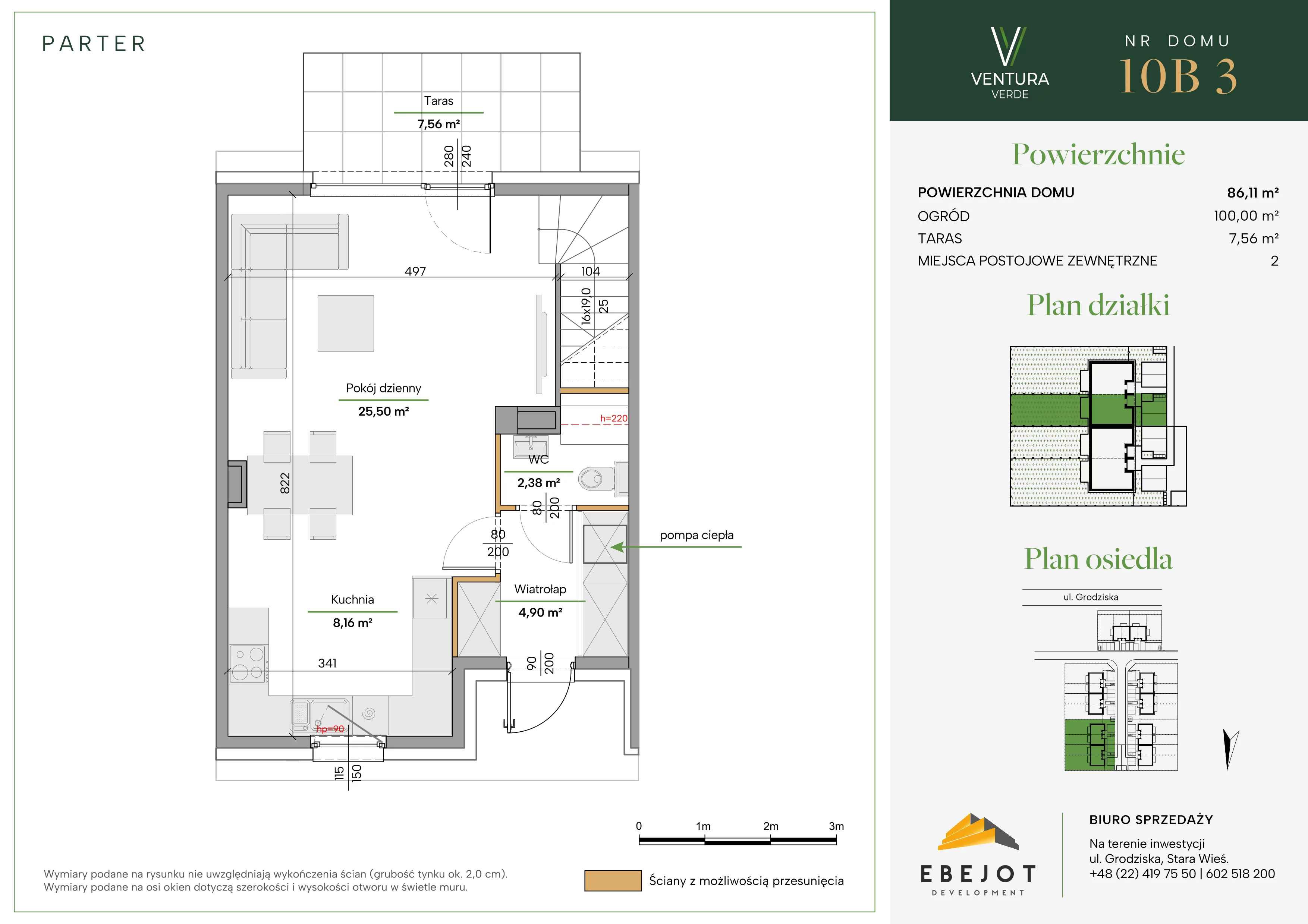Dom 86,11 m², oferta nr 10B3, Ventura Verde II, Stara Wieś, ul. Grodziska