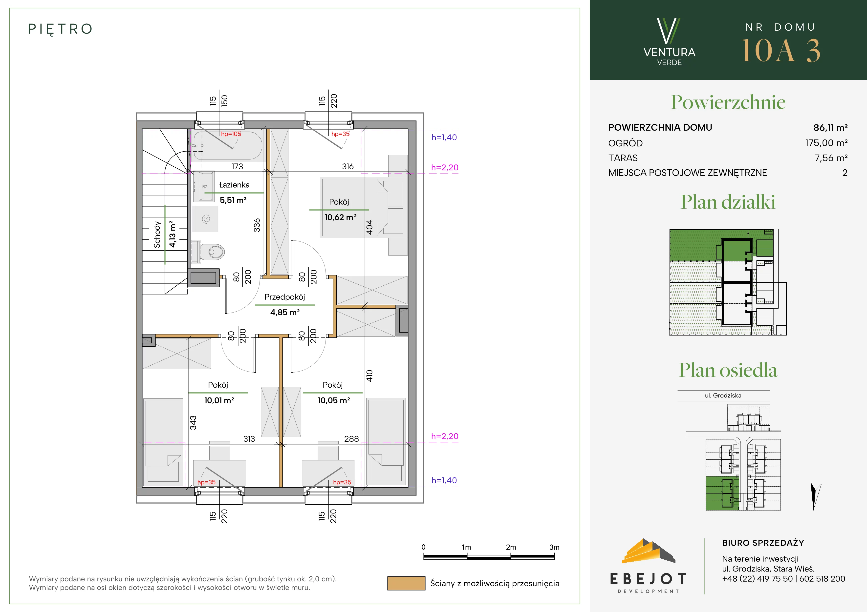 Dom 86,11 m², oferta nr 10A3, Ventura Verde II, Stara Wieś, ul. Grodziska