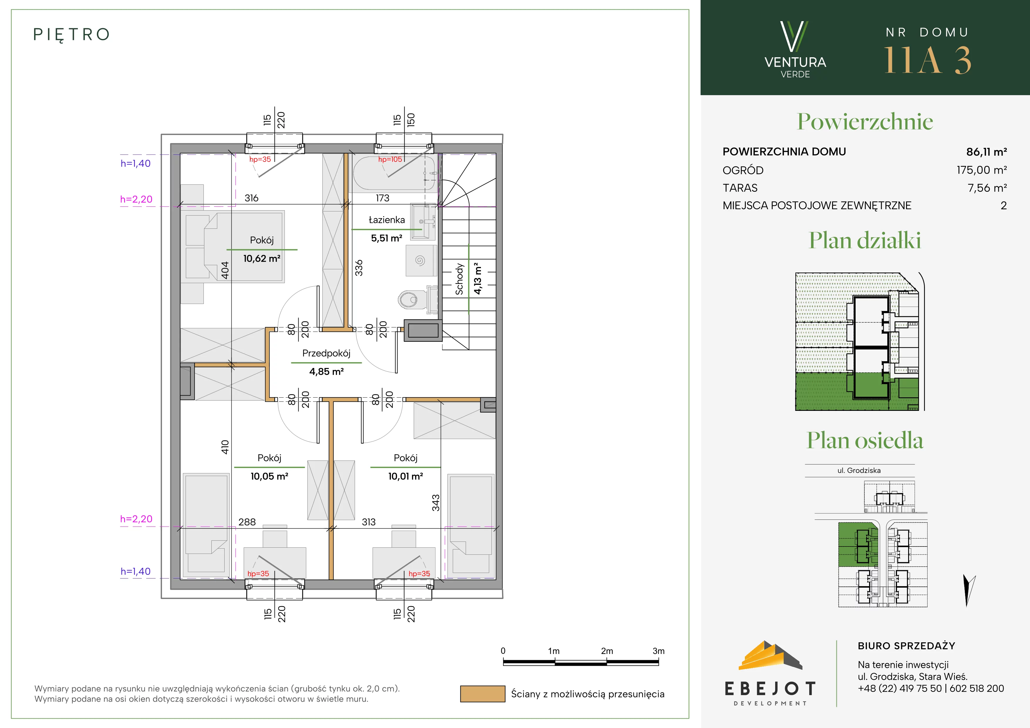 Dom 86,11 m², oferta nr 11A3, Ventura Verde II, Stara Wieś, ul. Grodziska
