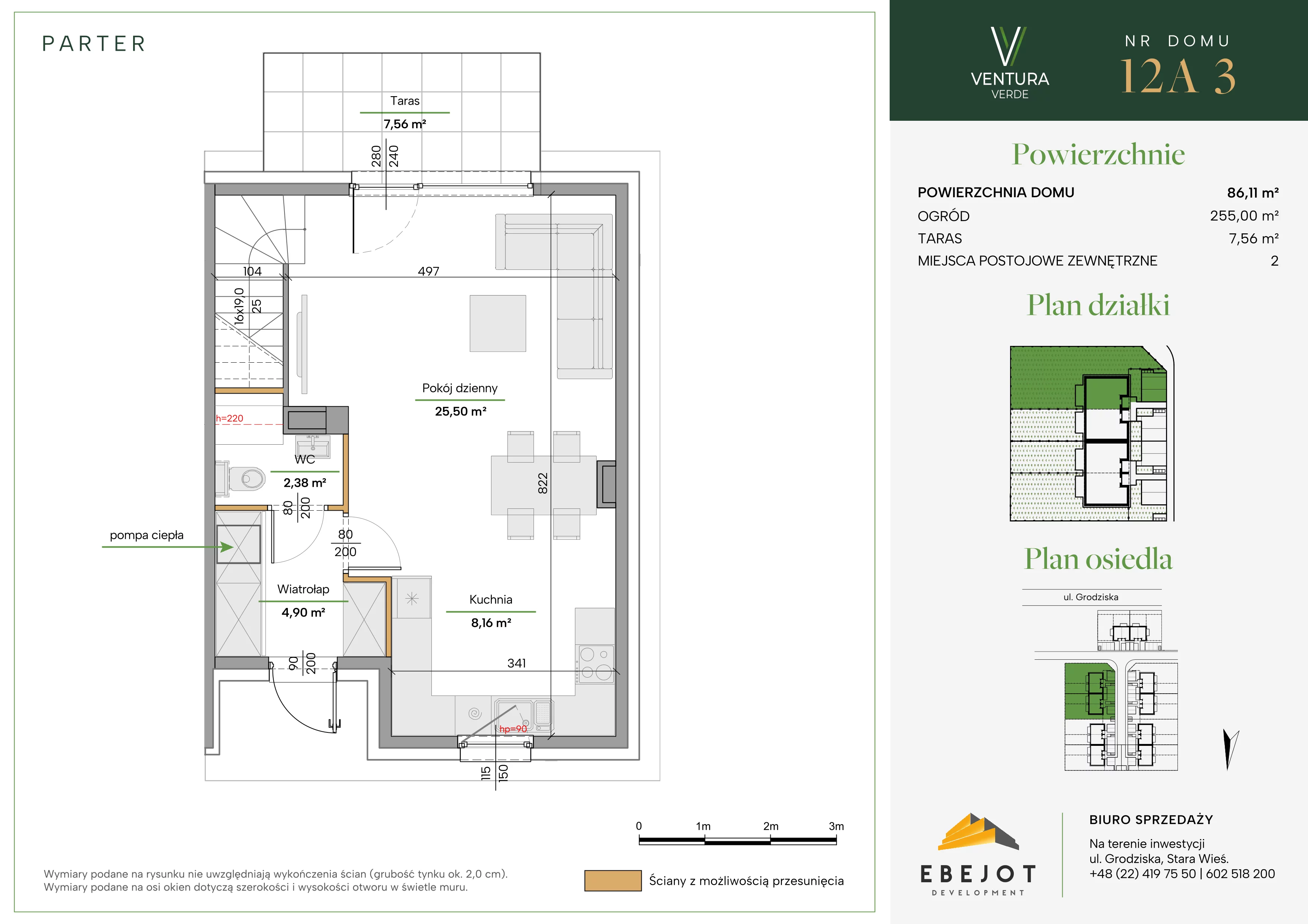 Dom 86,11 m², oferta nr 12A3, Ventura Verde II, Stara Wieś, ul. Grodziska