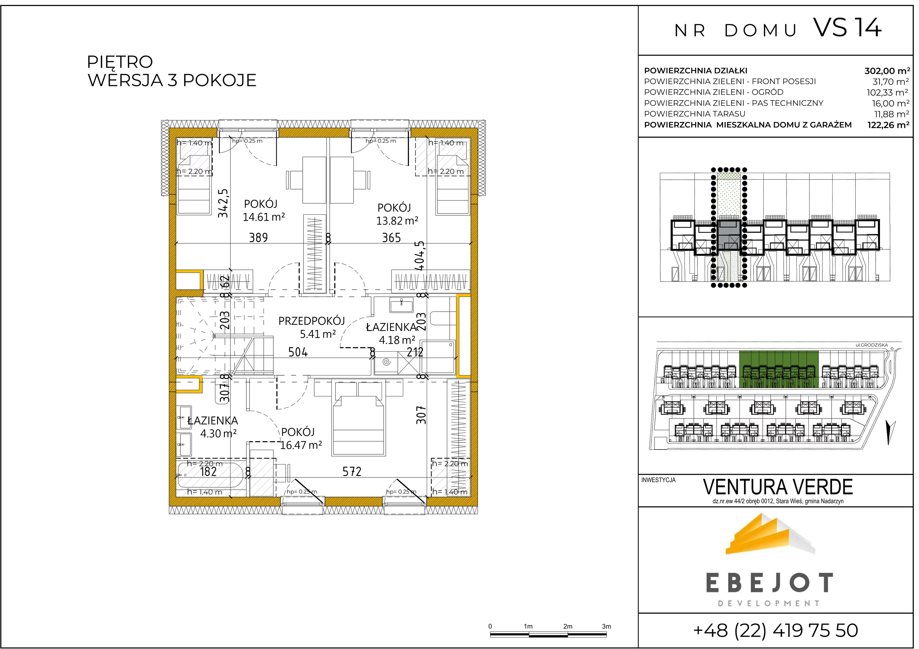 Dom 122,26 m², oferta nr VS14, Ventura Verde, Stara Wieś, ul. Grodziska