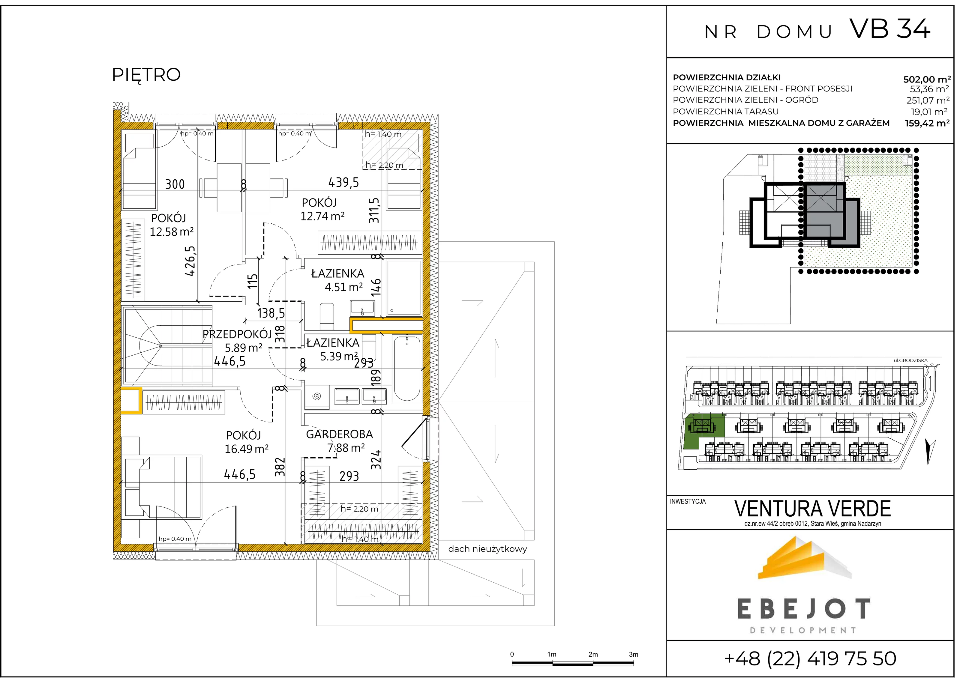 Dom 159,42 m², oferta nr VB34, Ventura Verde, Stara Wieś, ul. Grodziska