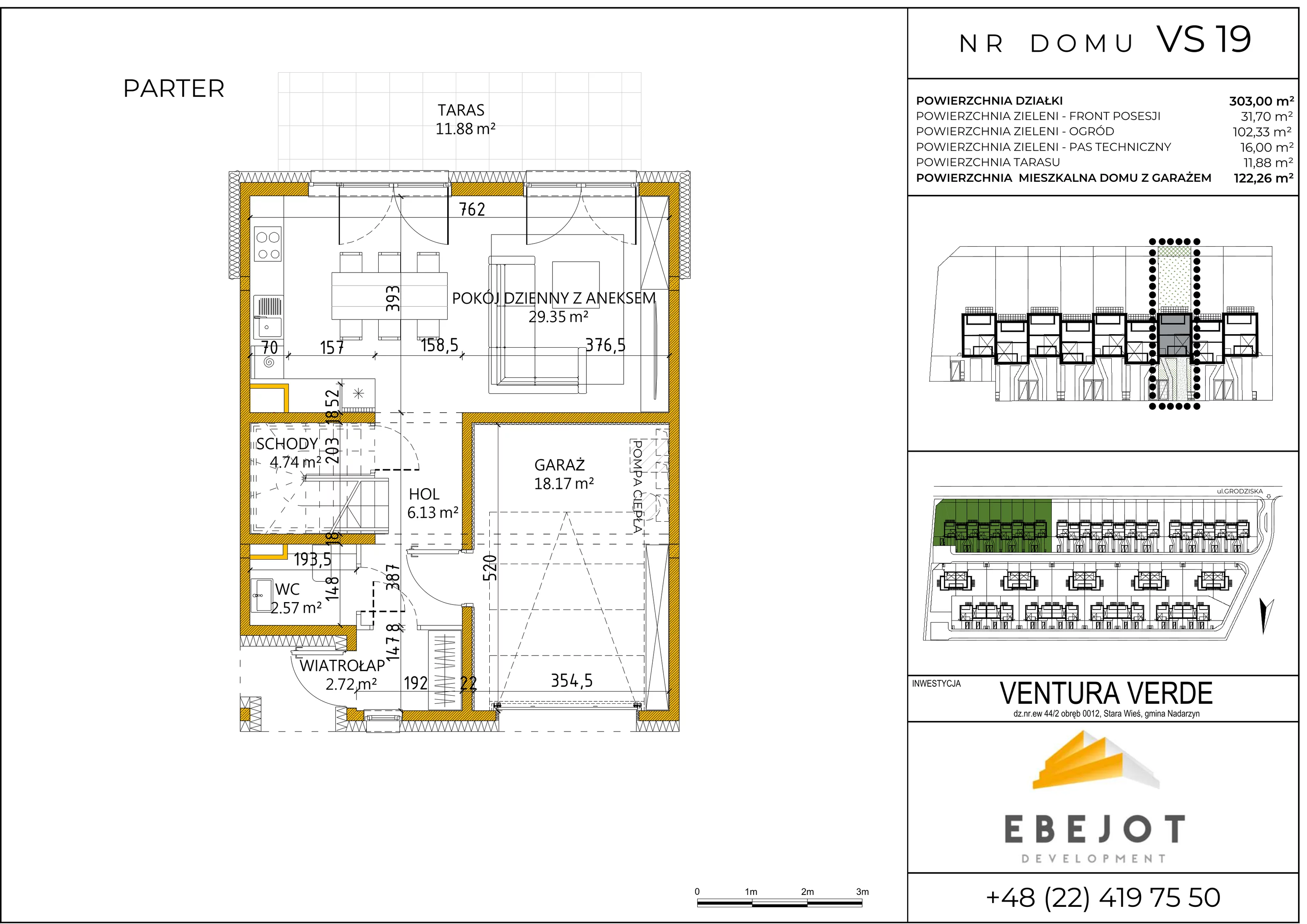 Dom 122,26 m², oferta nr VS19, Ventura Verde, Stara Wieś, ul. Grodziska