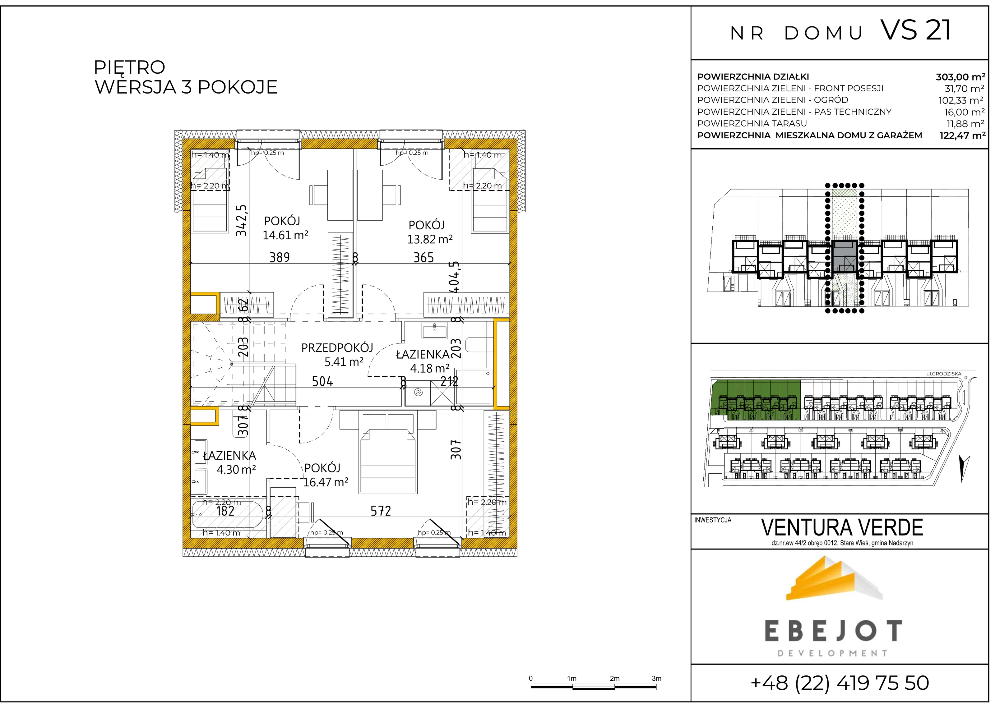 Dom 122,26 m², oferta nr VS21, Ventura Verde, Stara Wieś, ul. Grodziska