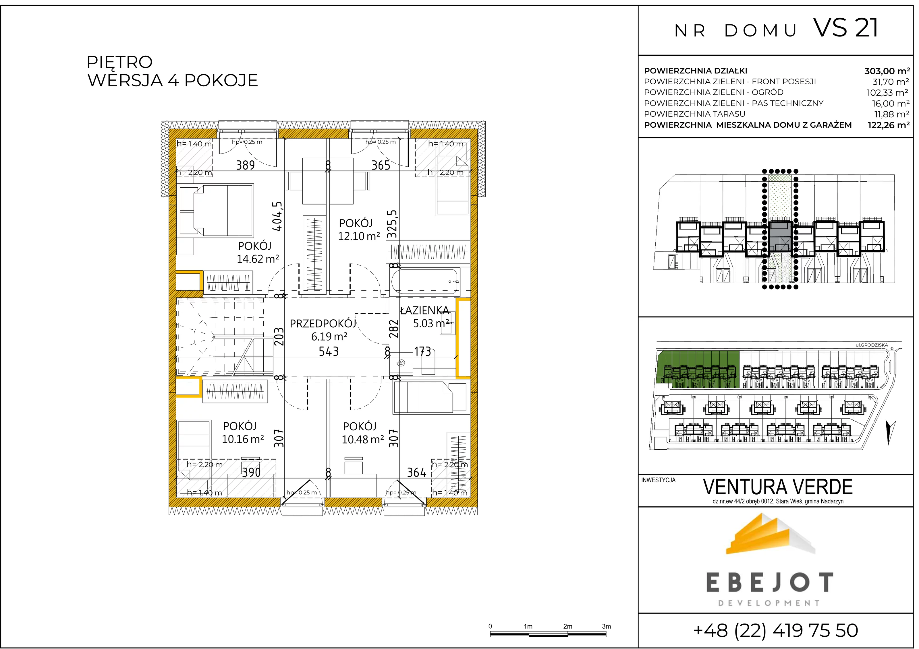 Dom 122,26 m², oferta nr VS21, Ventura Verde, Stara Wieś, ul. Grodziska