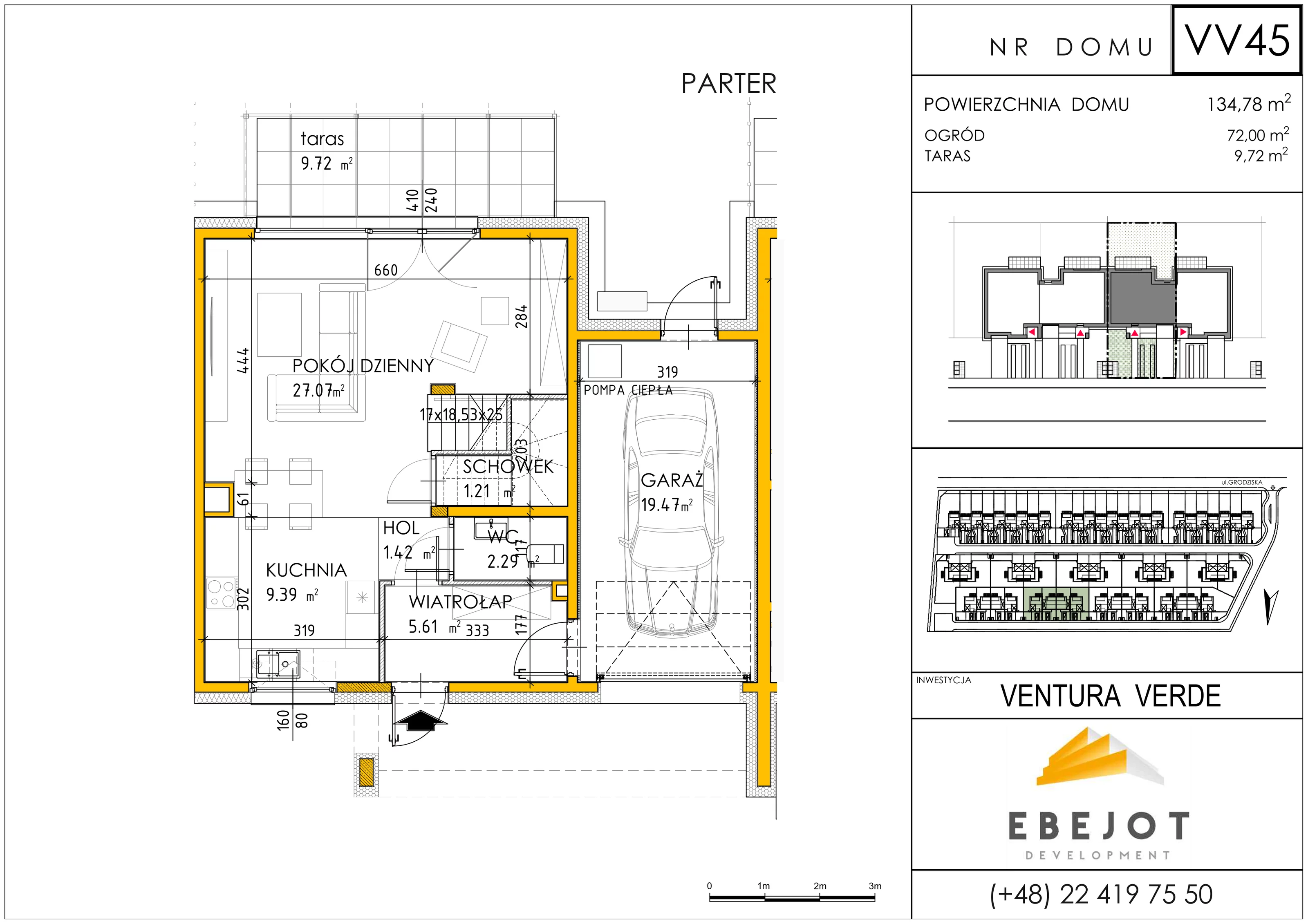 Dom 132,84 m², oferta nr VV45, Ventura Verde, Stara Wieś, ul. Grodziska