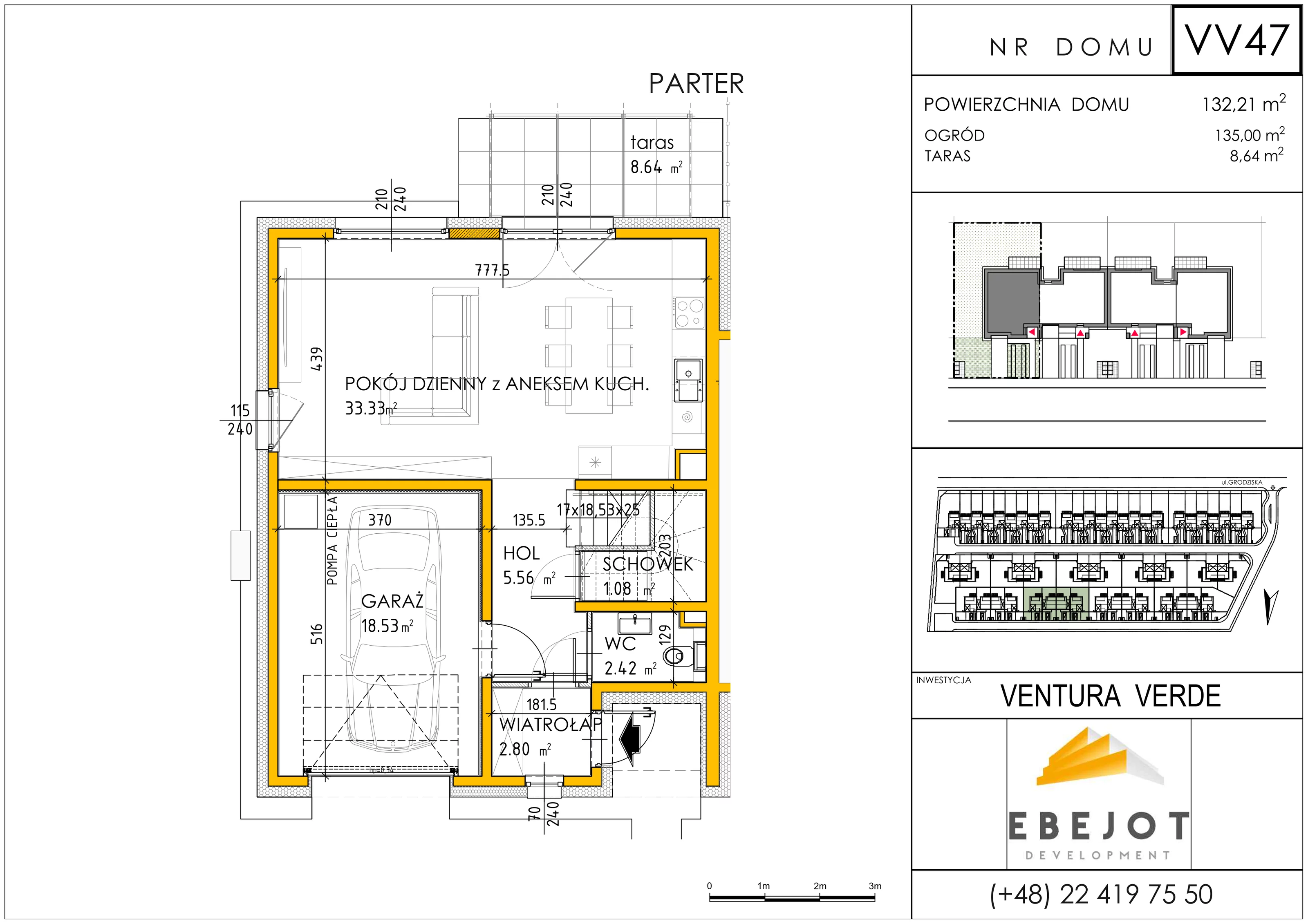 Dom 130,23 m², oferta nr VV47, Ventura Verde, Stara Wieś, ul. Grodziska