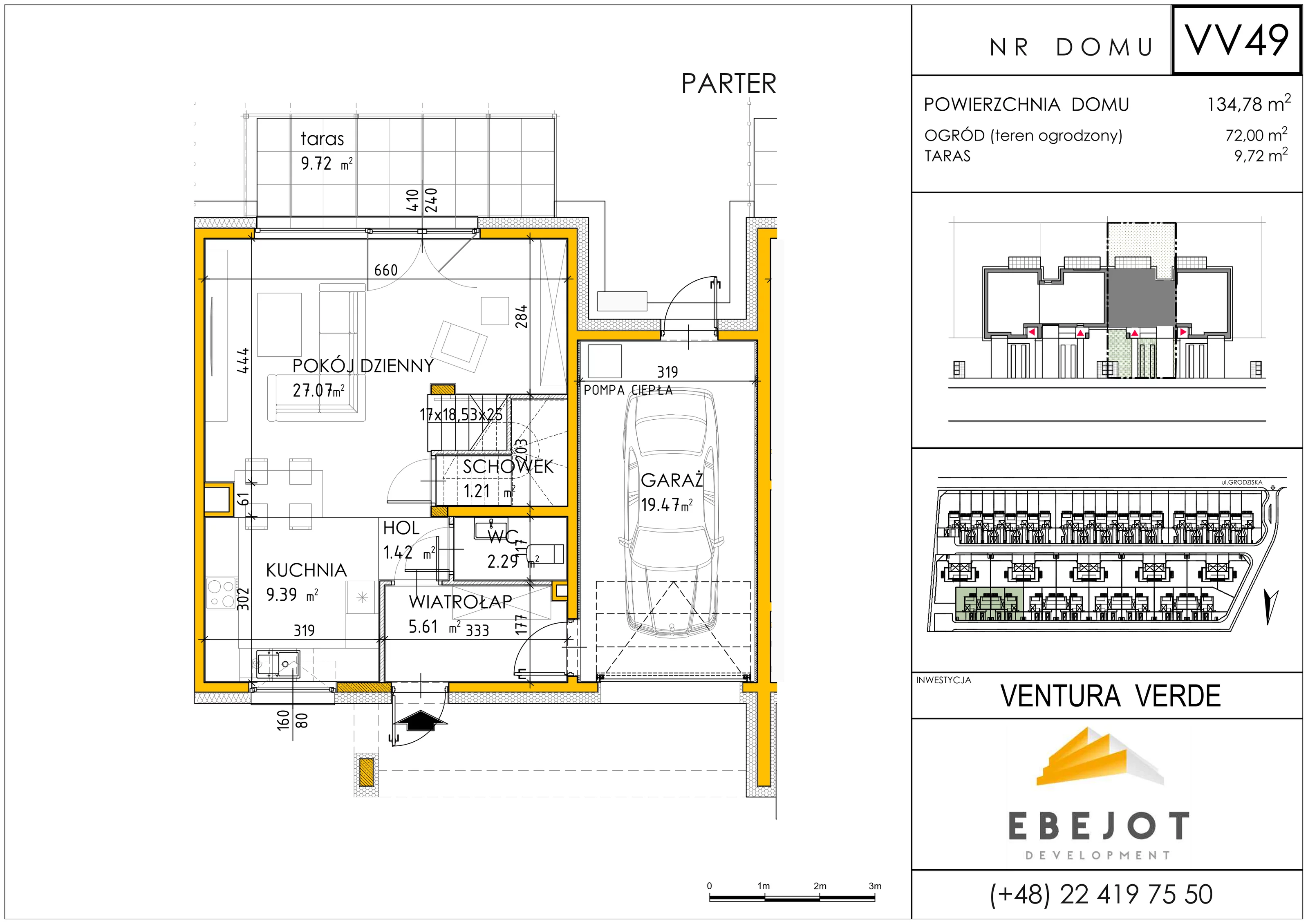 Dom 132,84 m², oferta nr VV49, Ventura Verde, Stara Wieś, ul. Grodziska