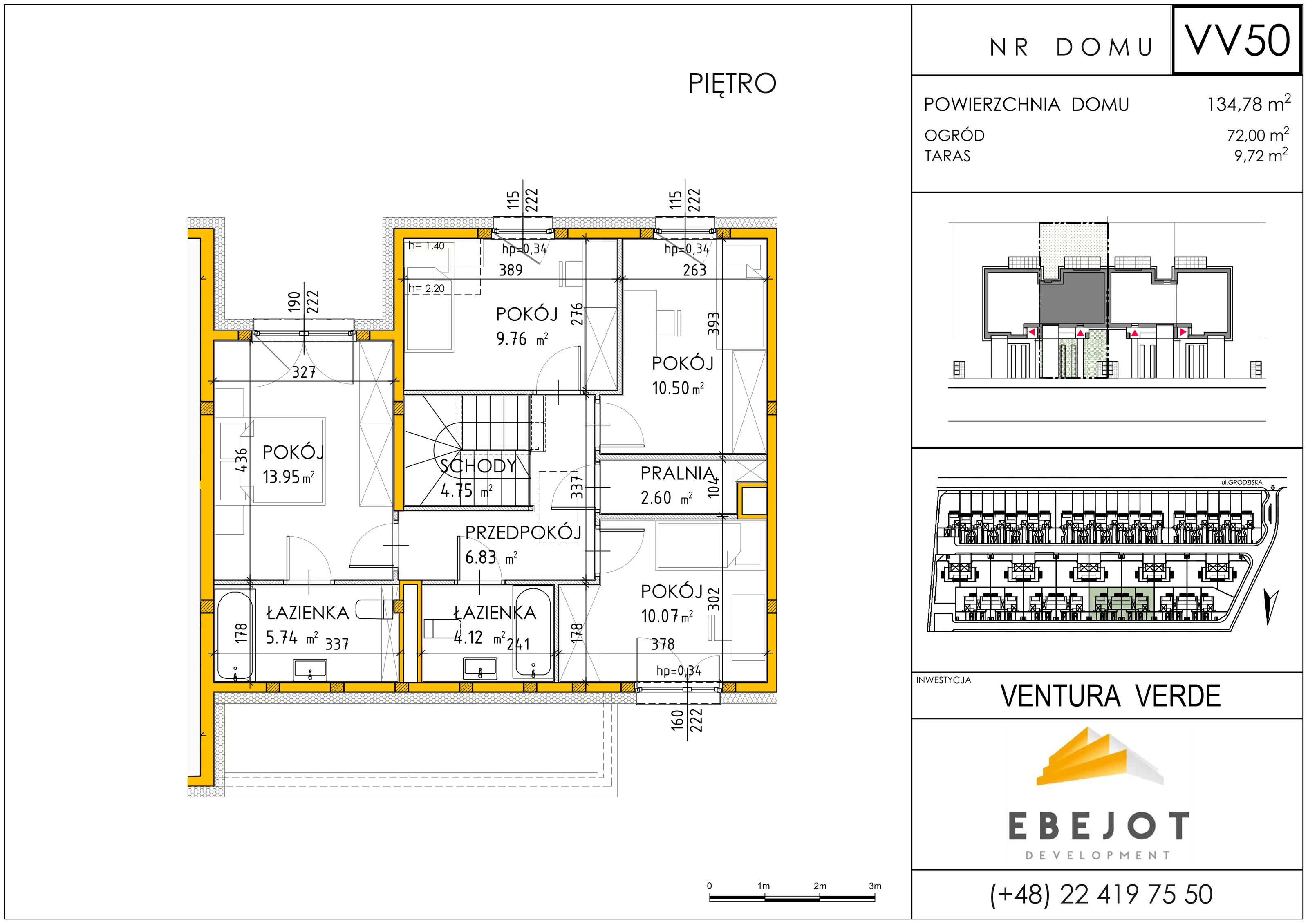 Dom 132,84 m², oferta nr VV50, Ventura Verde, Stara Wieś, ul. Grodziska