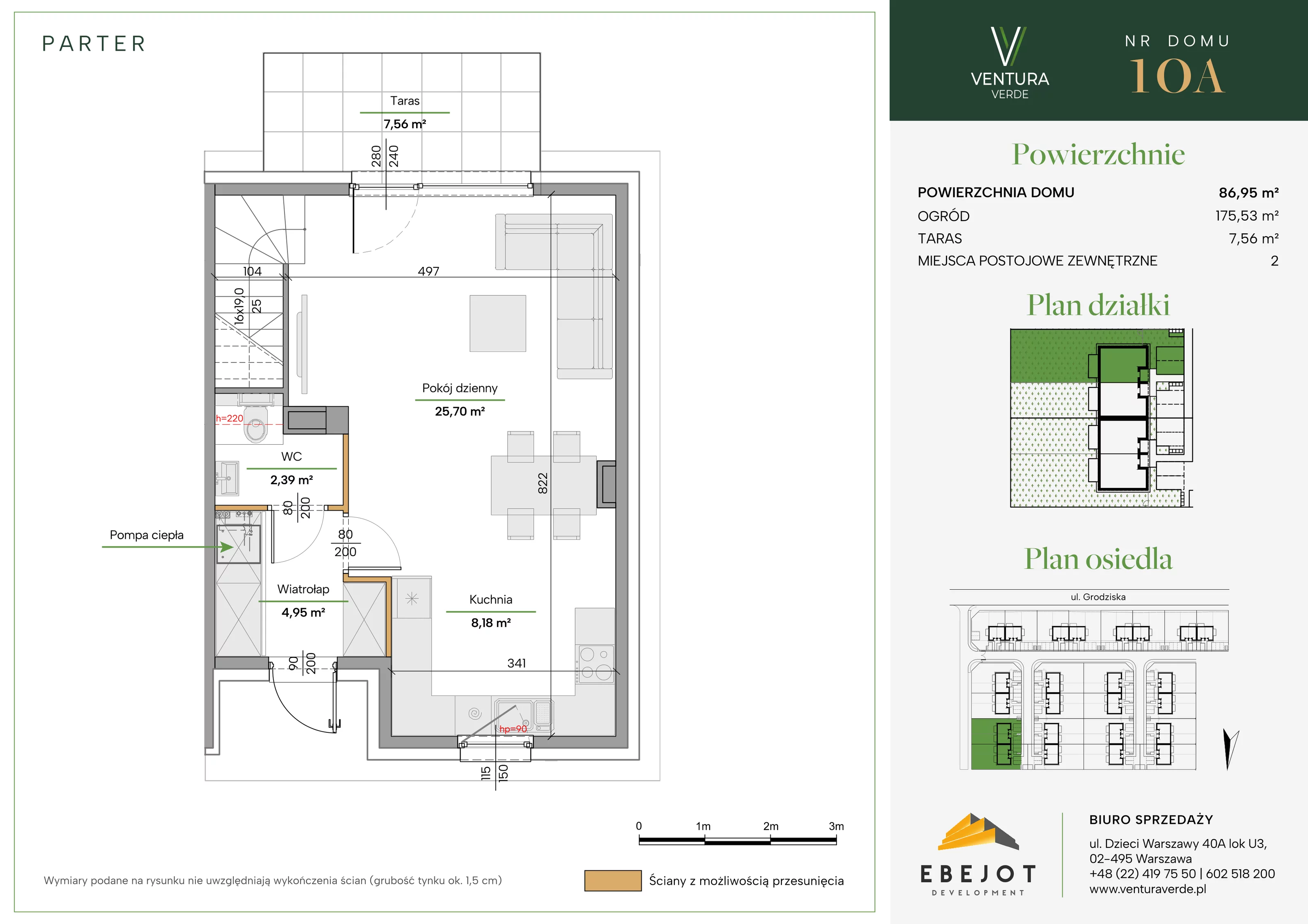 Dom 86,95 m², oferta nr 10A, Ventura Verde II, Stara Wieś, ul. Grodziska