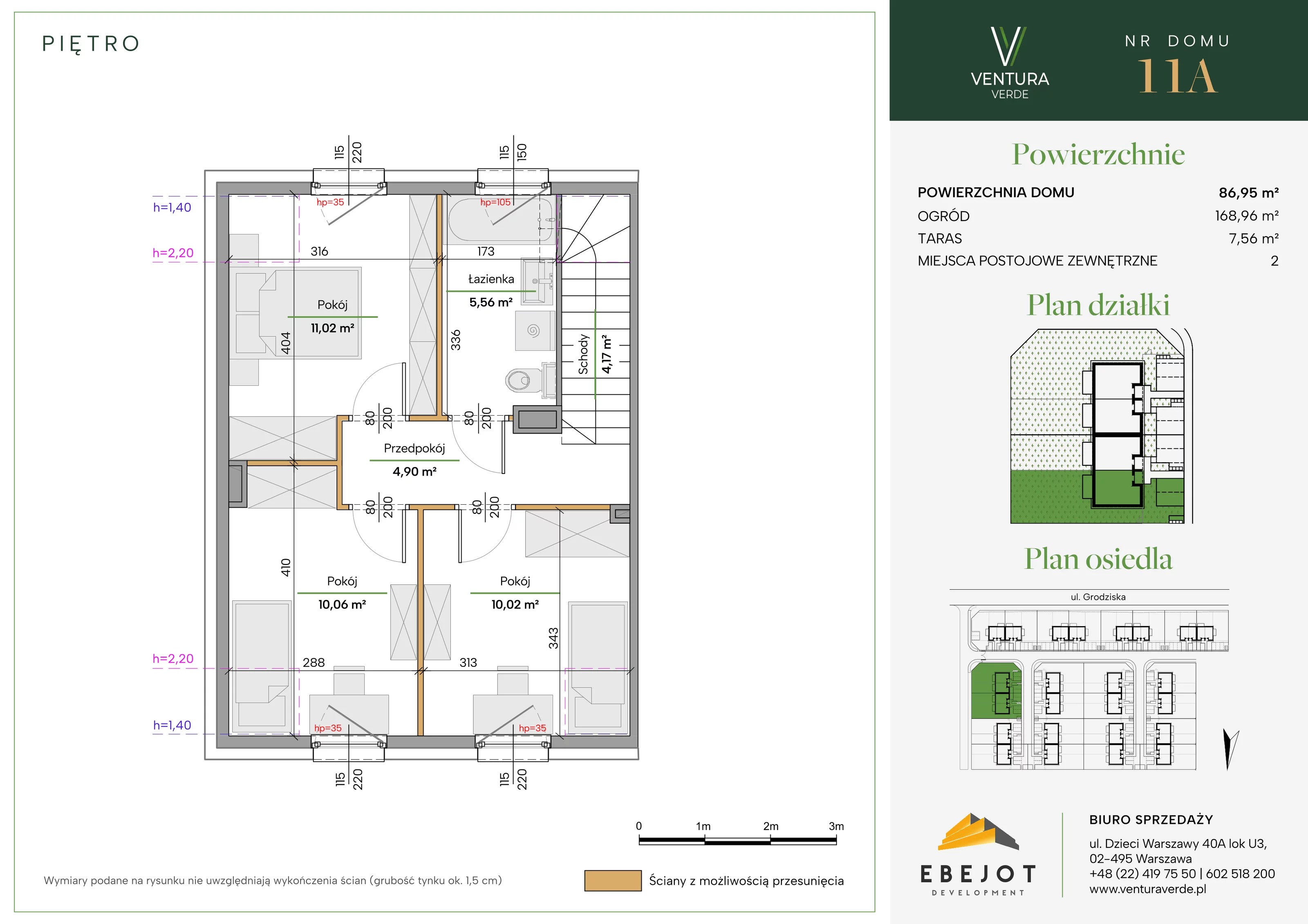 Dom 86,95 m², oferta nr 11A, Ventura Verde II, Stara Wieś, ul. Grodziska