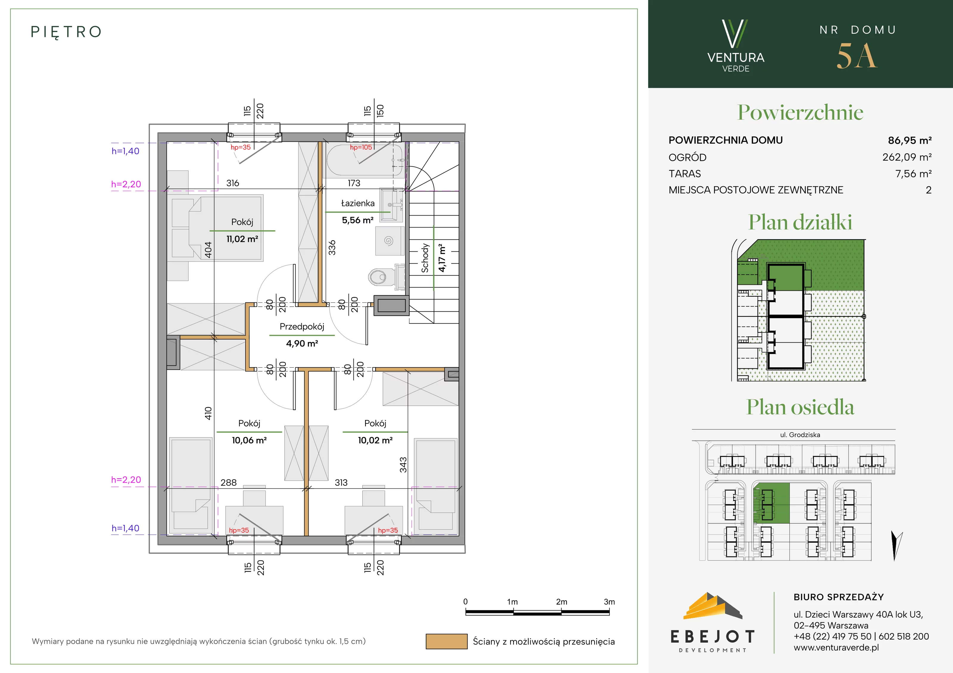 Dom 86,95 m², oferta nr 5A, Ventura Verde II, Stara Wieś, ul. Grodziska