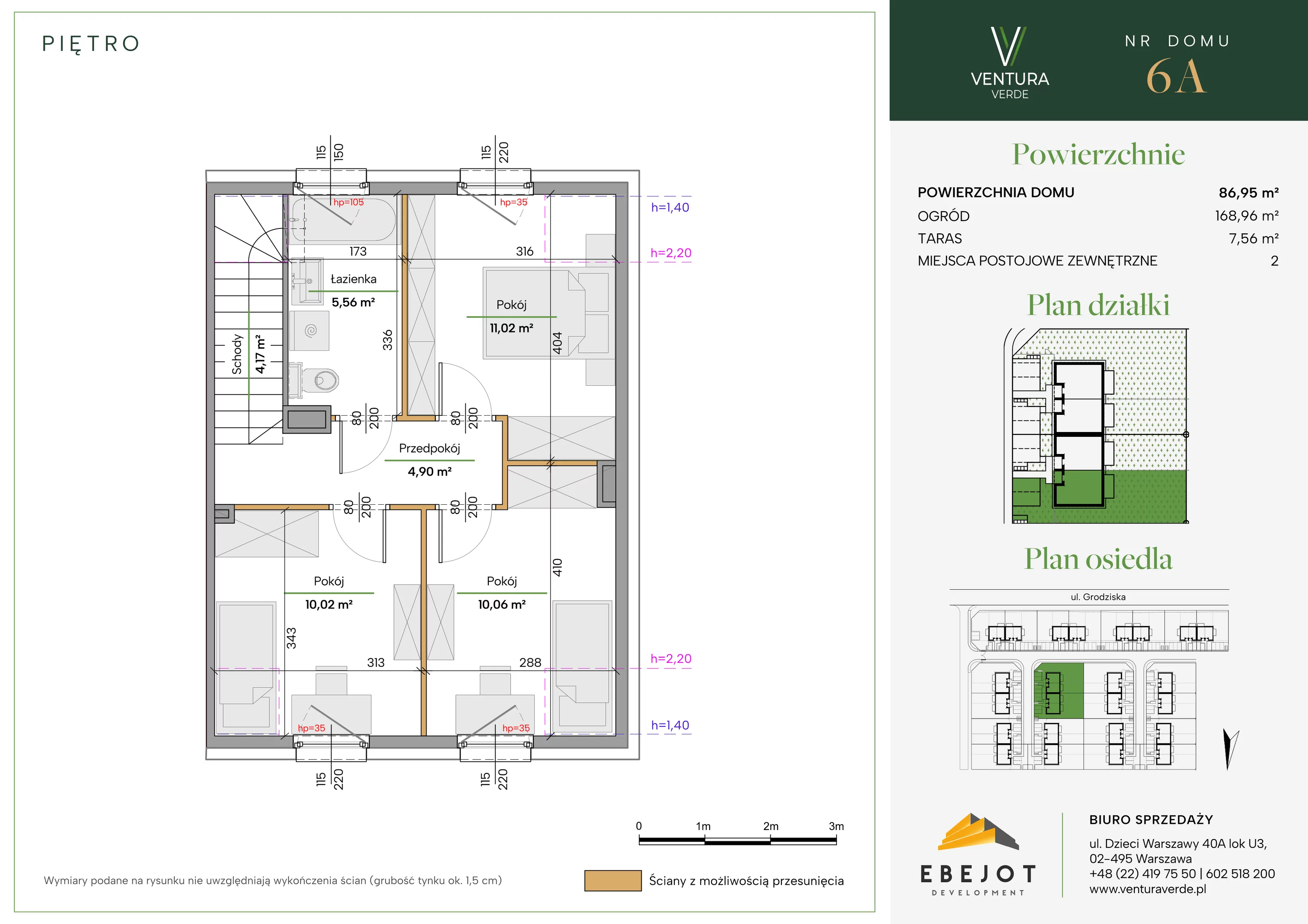 Dom 86,95 m², oferta nr 6A, Ventura Verde II, Stara Wieś, ul. Grodziska