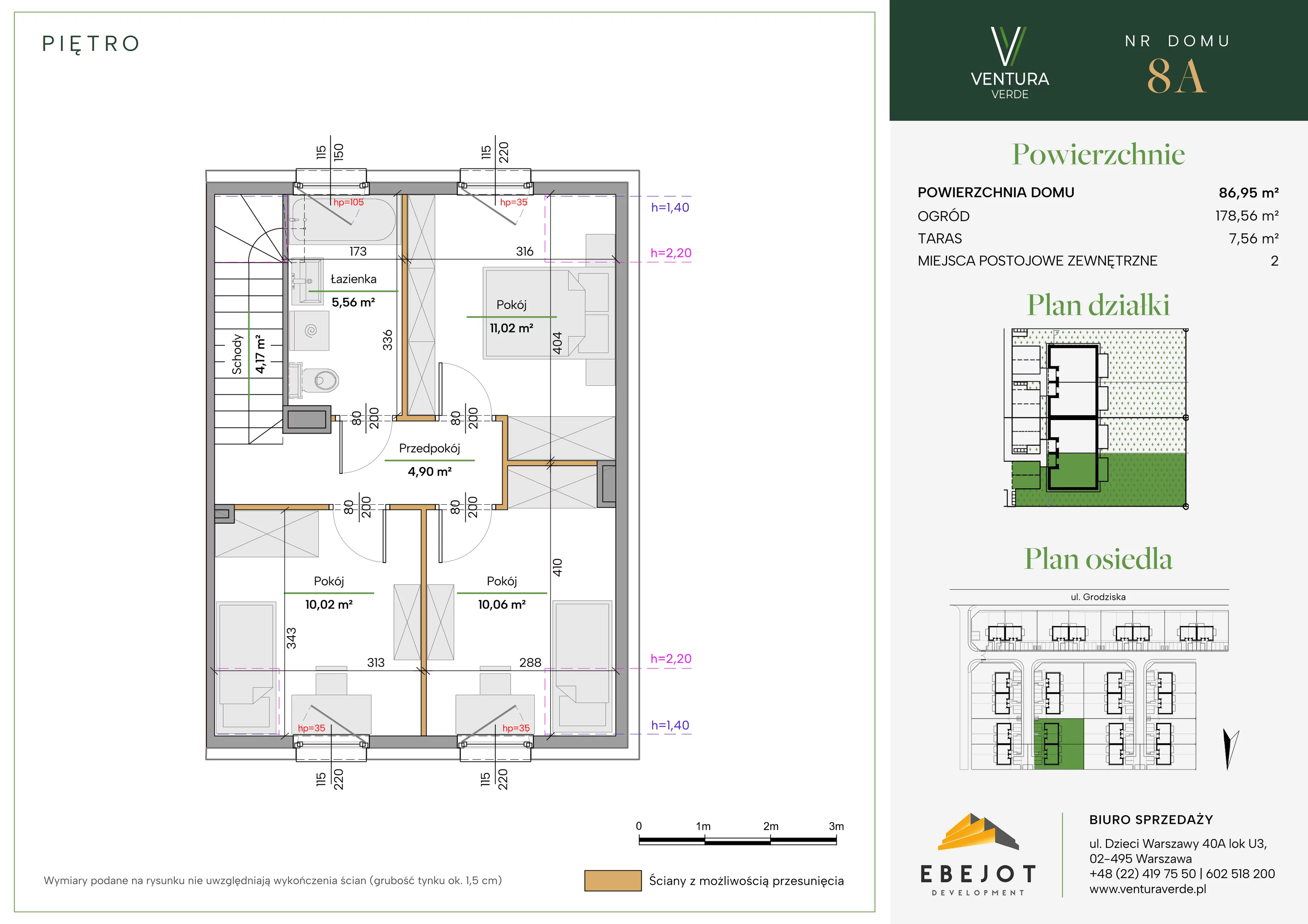 Dom 86,95 m², oferta nr 8A, Ventura Verde II, Stara Wieś, ul. Grodziska