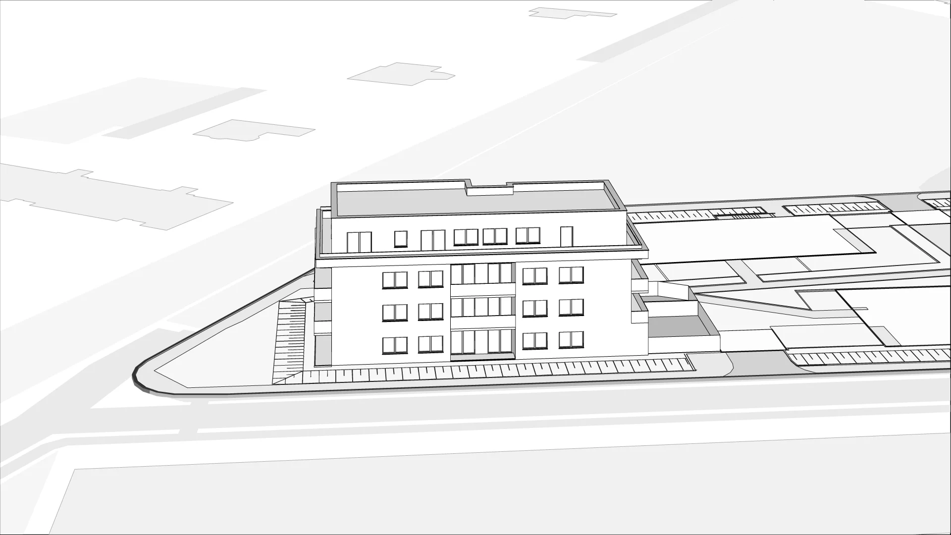 Wirtualna makieta 3D mieszkania 46.09 m², B.1.1