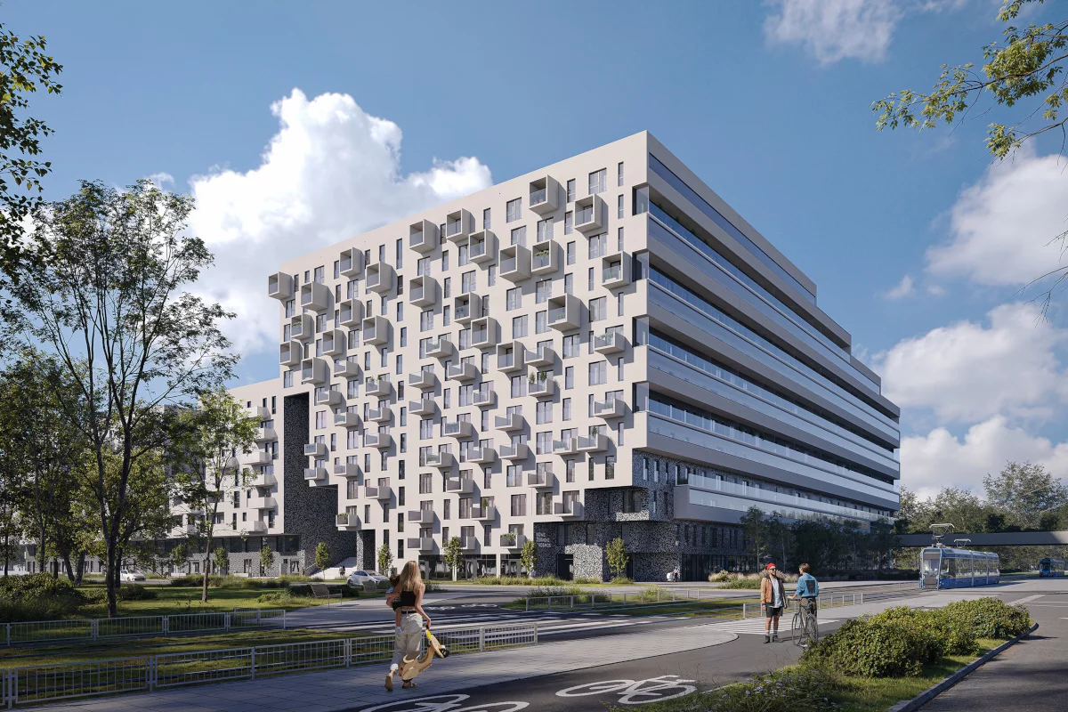 Apartamenty Nowe Żerniki Wrocław Żerniki ul. Kosmonautów / al. Architektów