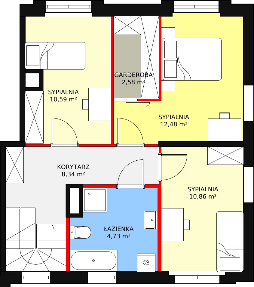 Apartament 118,15 m², piętro 1, oferta nr C1-M4, Motława Garden, Gdańsk, Olszynka, ul. Wspólna 3