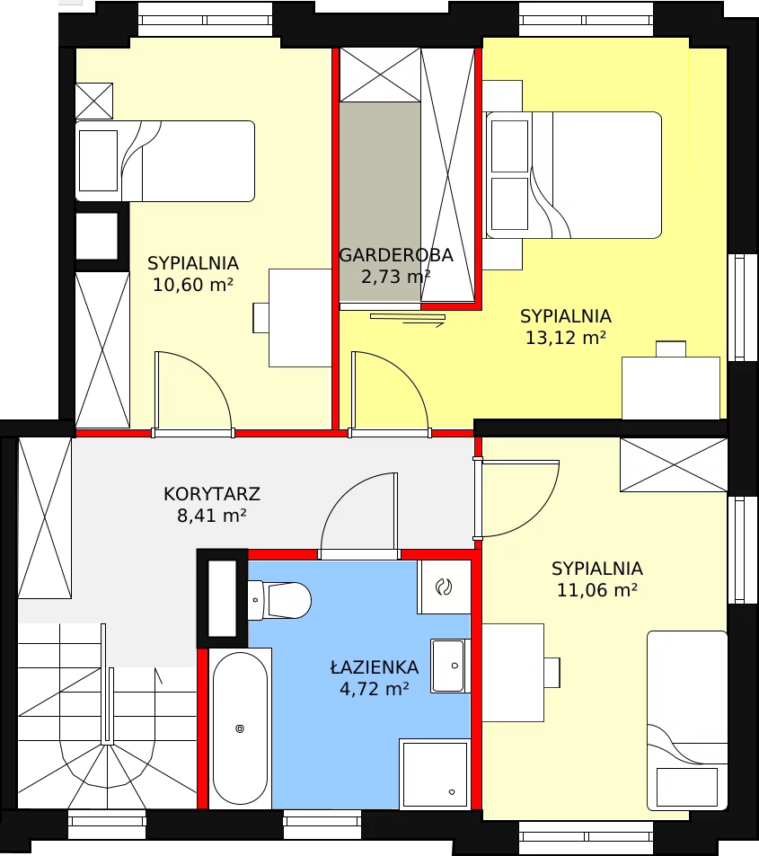 Apartament 119,27 m², piętro 1, oferta nr B1-M4, Motława Garden, Gdańsk, Olszynka, ul. Wspólna 3