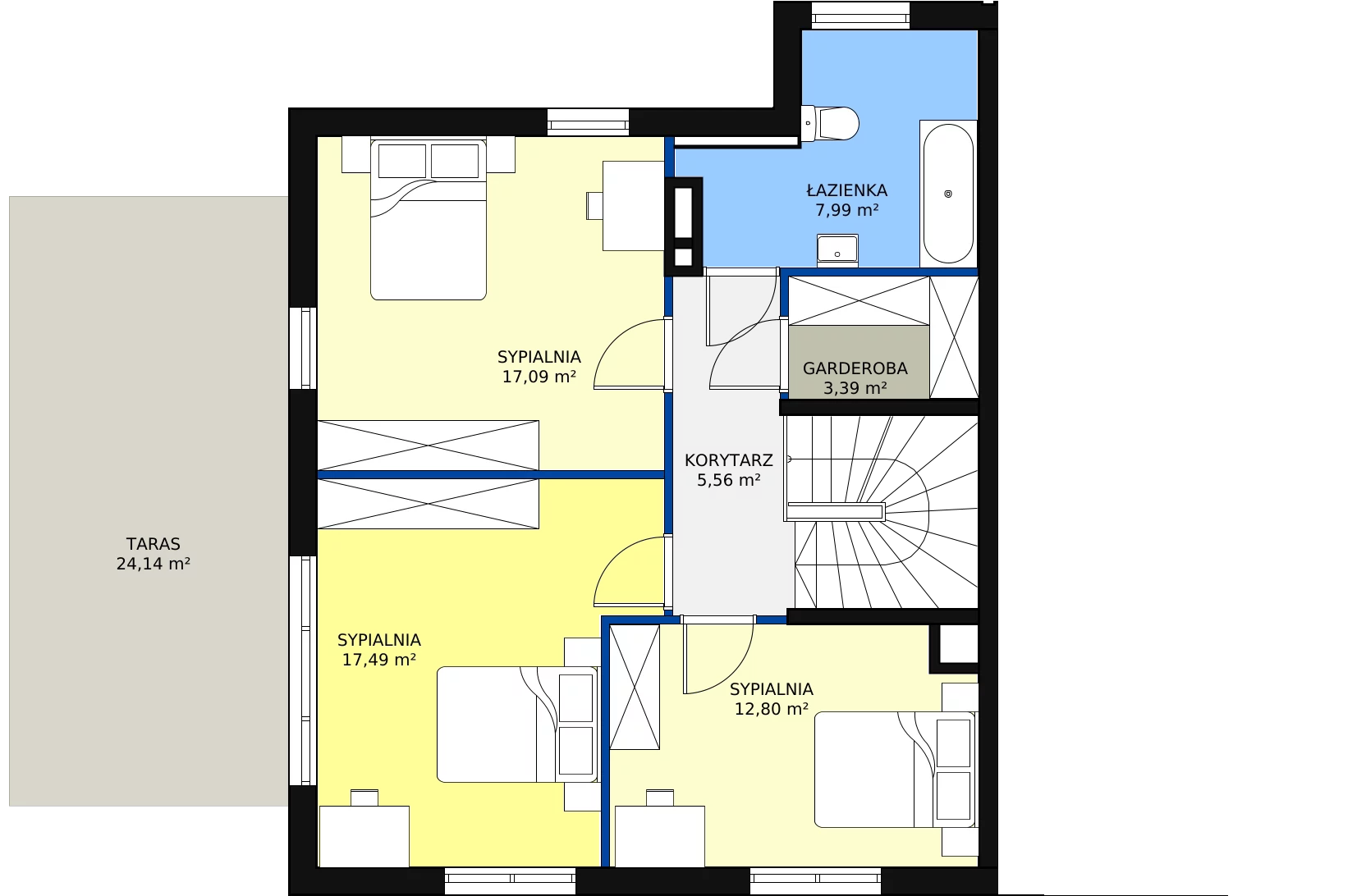 5 pokoi, mieszkanie 138,18 m², parter, oferta nr D4/D4.M2, Motława Garden, Gdańsk, Olszynka, ul. Wspólna 3