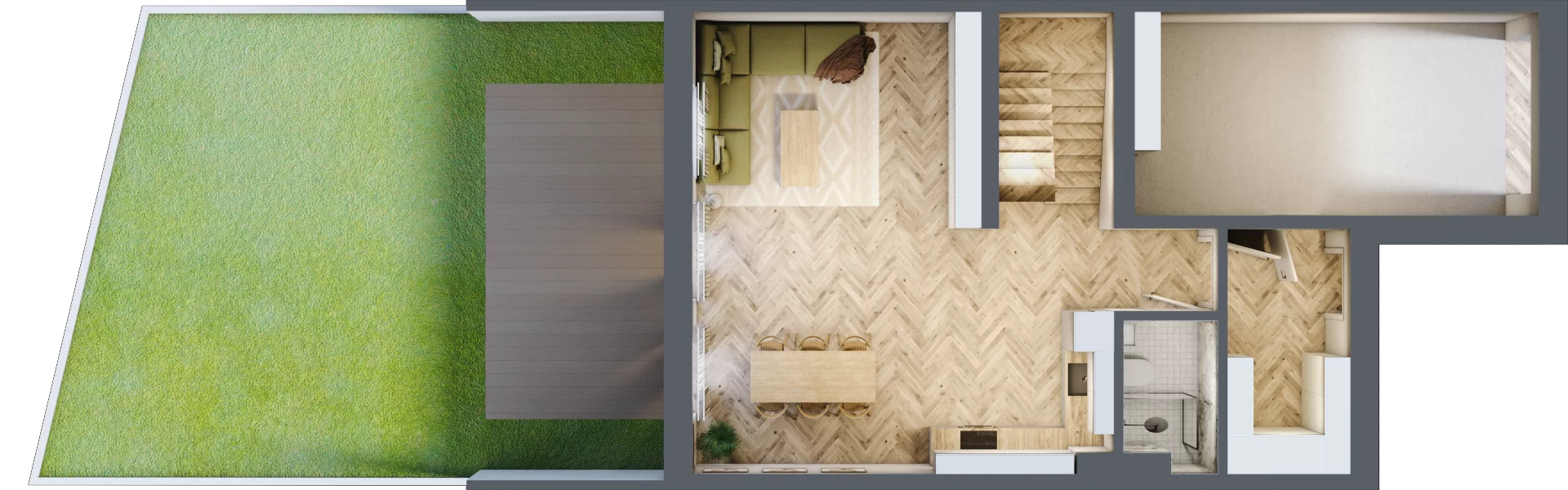Dom 133,04 m², oferta nr A13/3, ATOM Park, Siechnice, ul. Henryka III