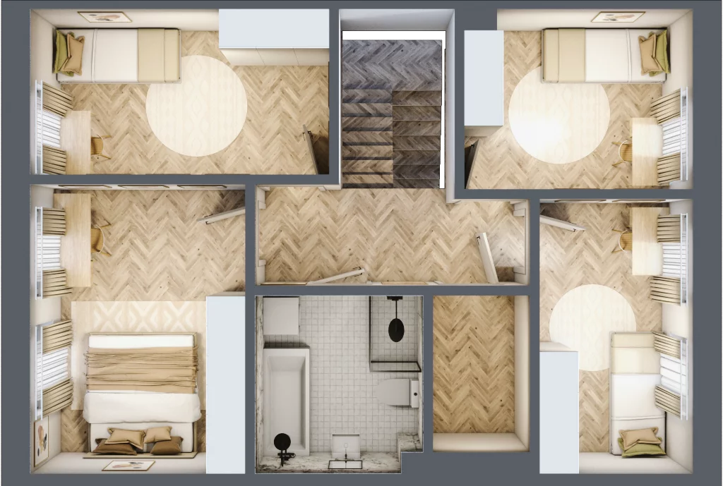 Dom 133,04 m², oferta nr A13/3, ATOM Park, Siechnice, ul. Henryka III
