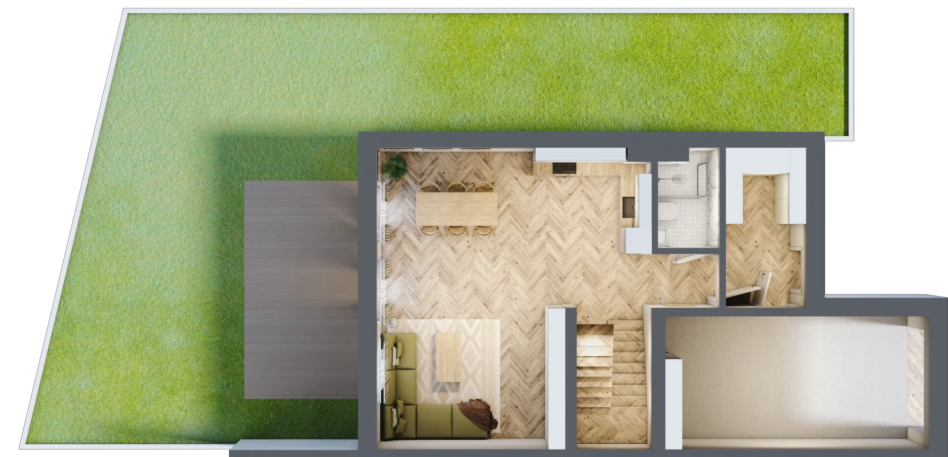 Dom 133,04 m², oferta nr A13/4, ATOM Park, Siechnice, ul. Henryka III