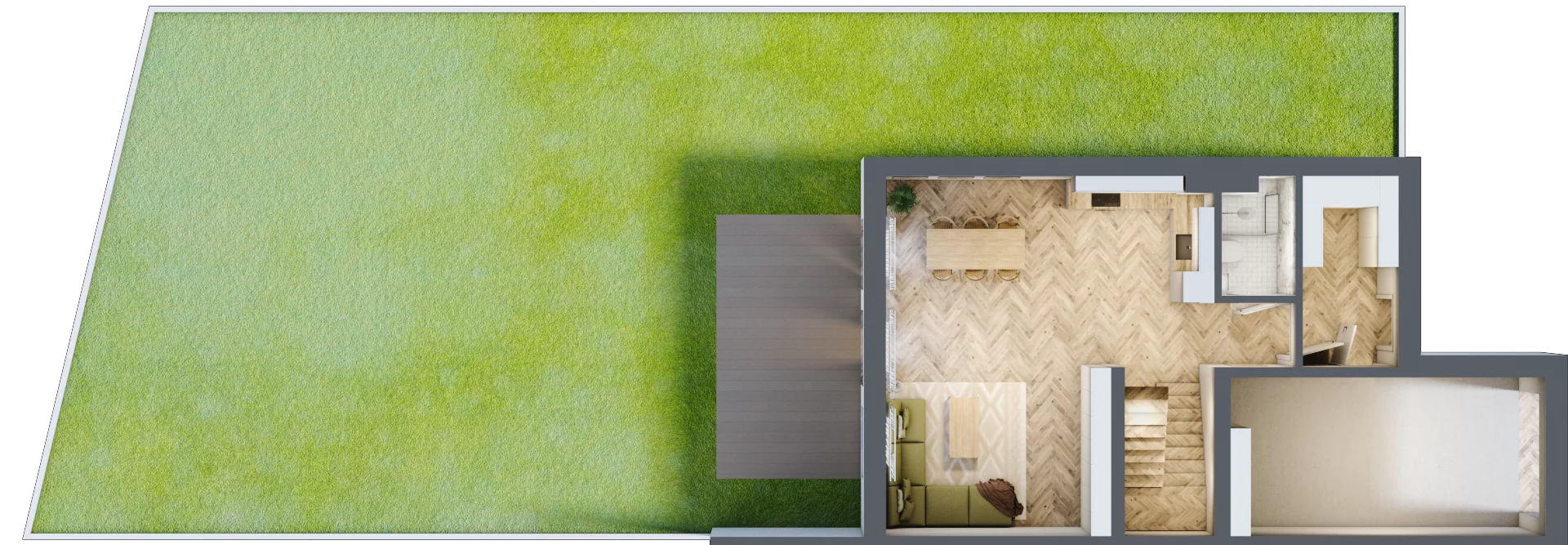 Dom 133,04 m², oferta nr A4/4, ATOM Park, Siechnice, ul. Henryka III