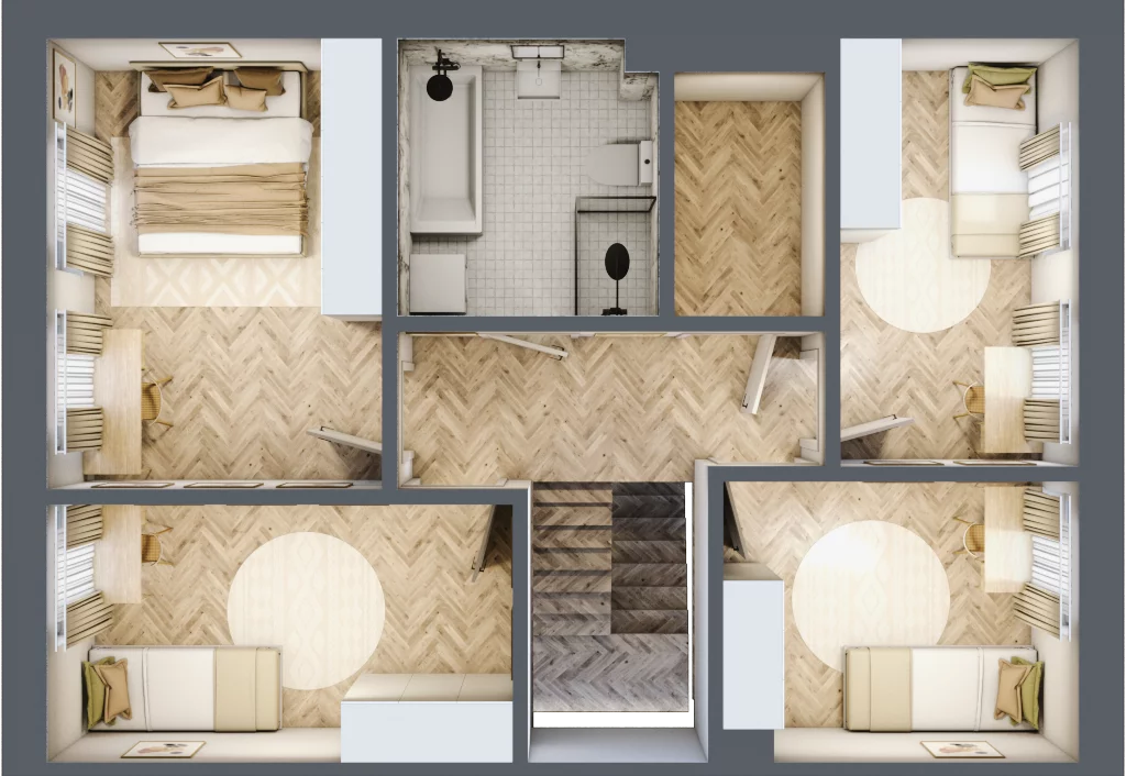 Dom 133,04 m², oferta nr A4/4, ATOM Park, Siechnice, ul. Henryka III
