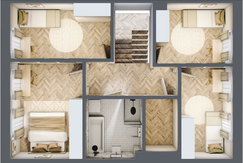 Dom 133,04 m², oferta nr A7/3, ATOM Park, Siechnice, ul. Henryka III
