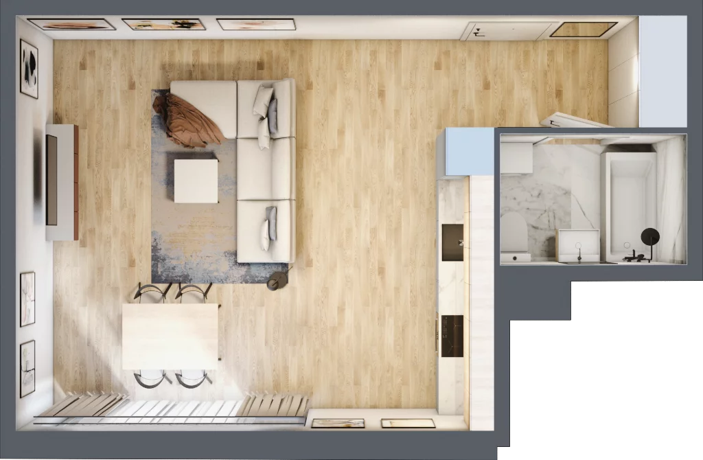 1 pokój, apartament inwestycyjny 39,66 m², piętro 2, oferta nr 17, Stalowa 65 - przy metrze, Warszawa, Praga Północ, Nowa Praga, ul. Stalowa 65