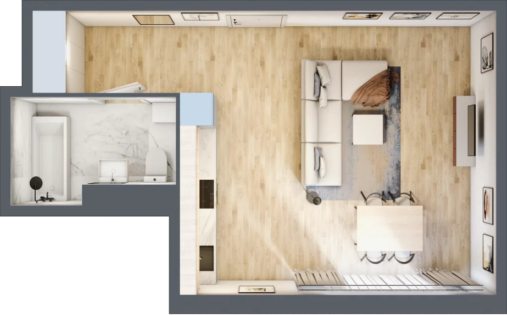 1 pokój, mieszkanie 39,51 m², piętro 1, oferta nr 56, Stalowa 65 - przy metrze, Warszawa, Praga Północ, Nowa Praga, ul. Stalowa 65