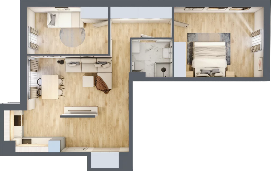 3 pokoje, mieszkanie 66,71 m², piętro 1, oferta nr 13, Stalowa 65 - przy metrze, Warszawa, Praga Północ, Nowa Praga, ul. Stalowa 65