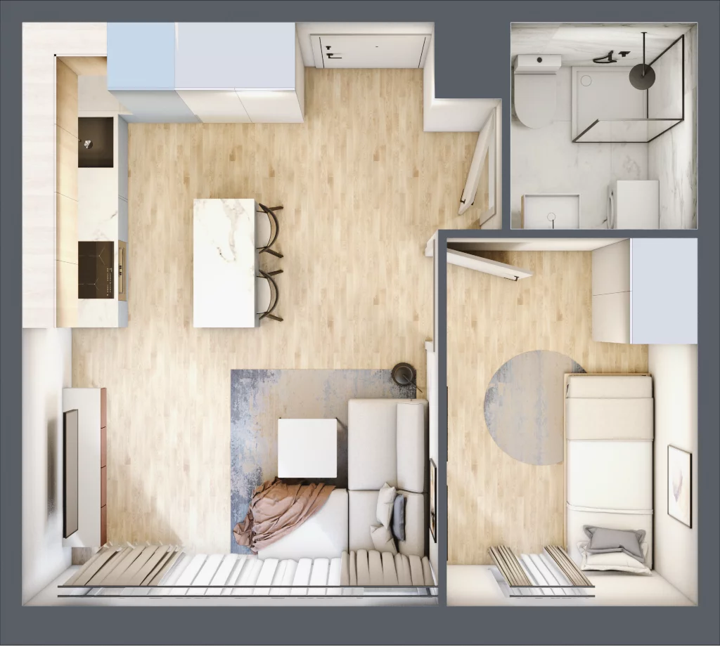 2 pokoje, apartament inwestycyjny 30,32 m², piętro 2, oferta nr 18, Stalowa 65 - przy metrze, Warszawa, Praga Północ, Nowa Praga, ul. Stalowa 65