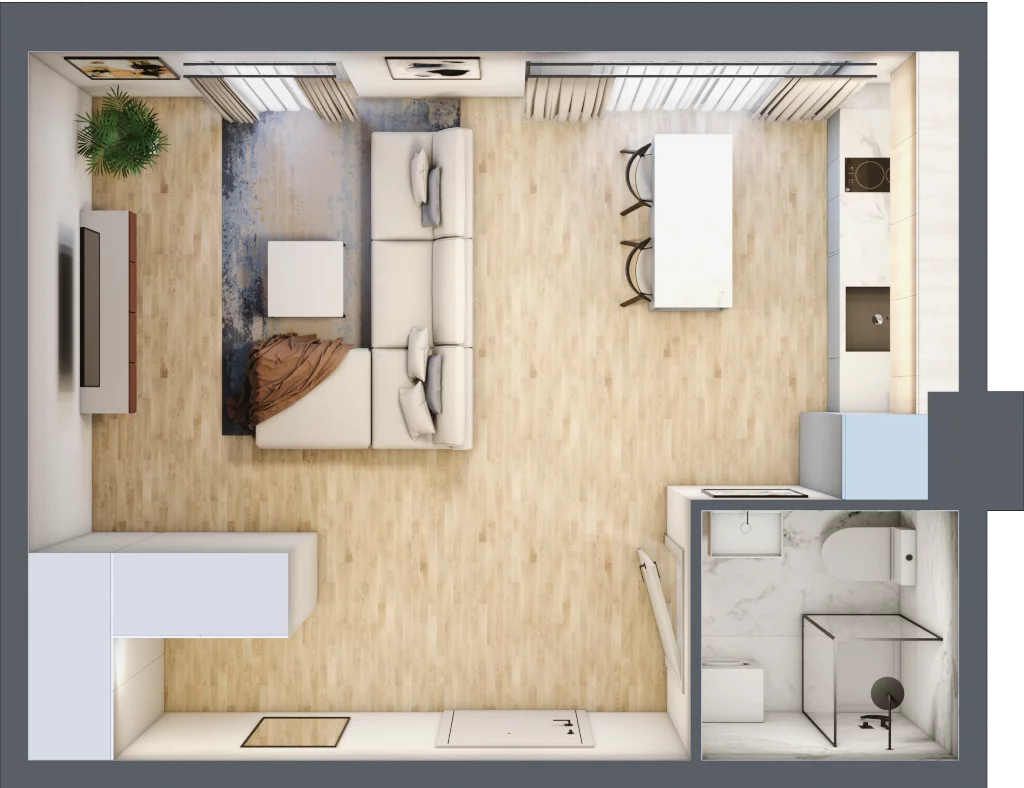 1 pokój, apartament inwestycyjny 32,45 m², piętro 1, oferta nr 11, Stalowa 65 - przy metrze, Warszawa, Praga Północ, Nowa Praga, ul. Stalowa 65