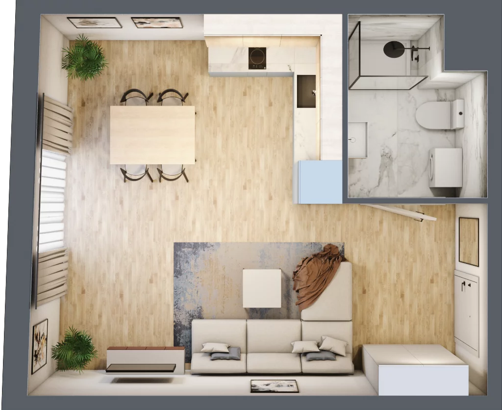 1 pokój, apartament inwestycyjny 32,25 m², piętro 4, oferta nr 89, Stalowa 65 - przy metrze, Warszawa, Praga Północ, Nowa Praga, ul. Stalowa 65