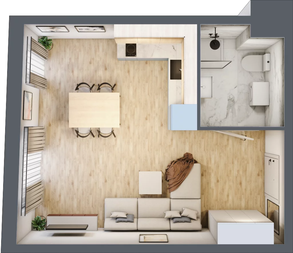 1 pokój, apartament inwestycyjny 30,19 m², piętro 3, oferta nr 70, Stalowa 65 - przy metrze, Warszawa, Praga Północ, Nowa Praga, ul. Stalowa 65