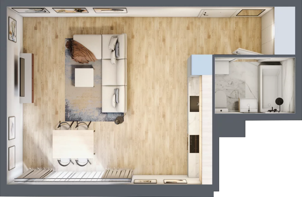 1 pokój, apartament inwestycyjny 39,66 m², piętro 4, oferta nr 35, Stalowa 65 - przy metrze, Warszawa, Praga Północ, Nowa Praga, ul. Stalowa 65