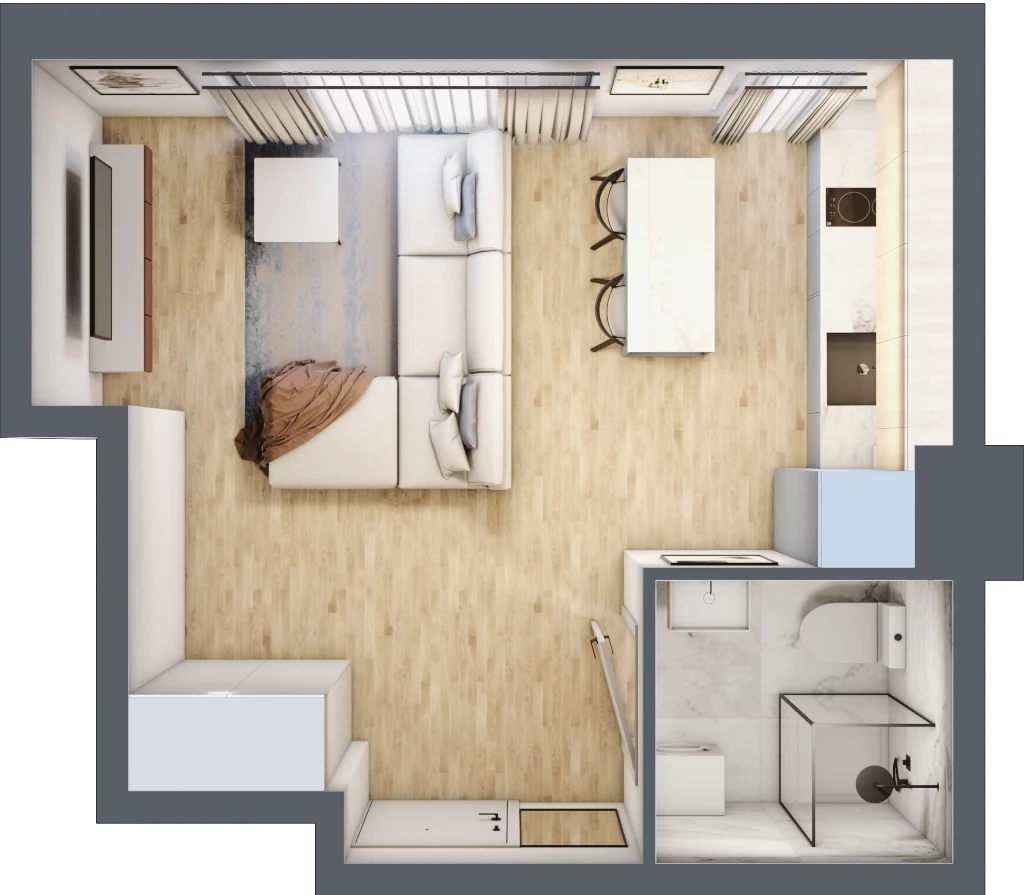 1 pokój, mieszkanie 25,90 m², piętro 3, oferta nr 72, Stalowa 65 - przy metrze, Warszawa, Praga Północ, Nowa Praga, ul. Stalowa 65