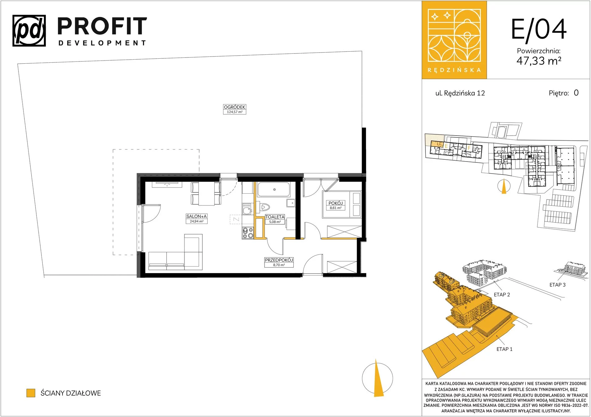 Mieszkanie 47,47 m², parter, oferta nr RD1/E/04, Rędzińska, Wrocław, Maślice, ul. Rędzińska